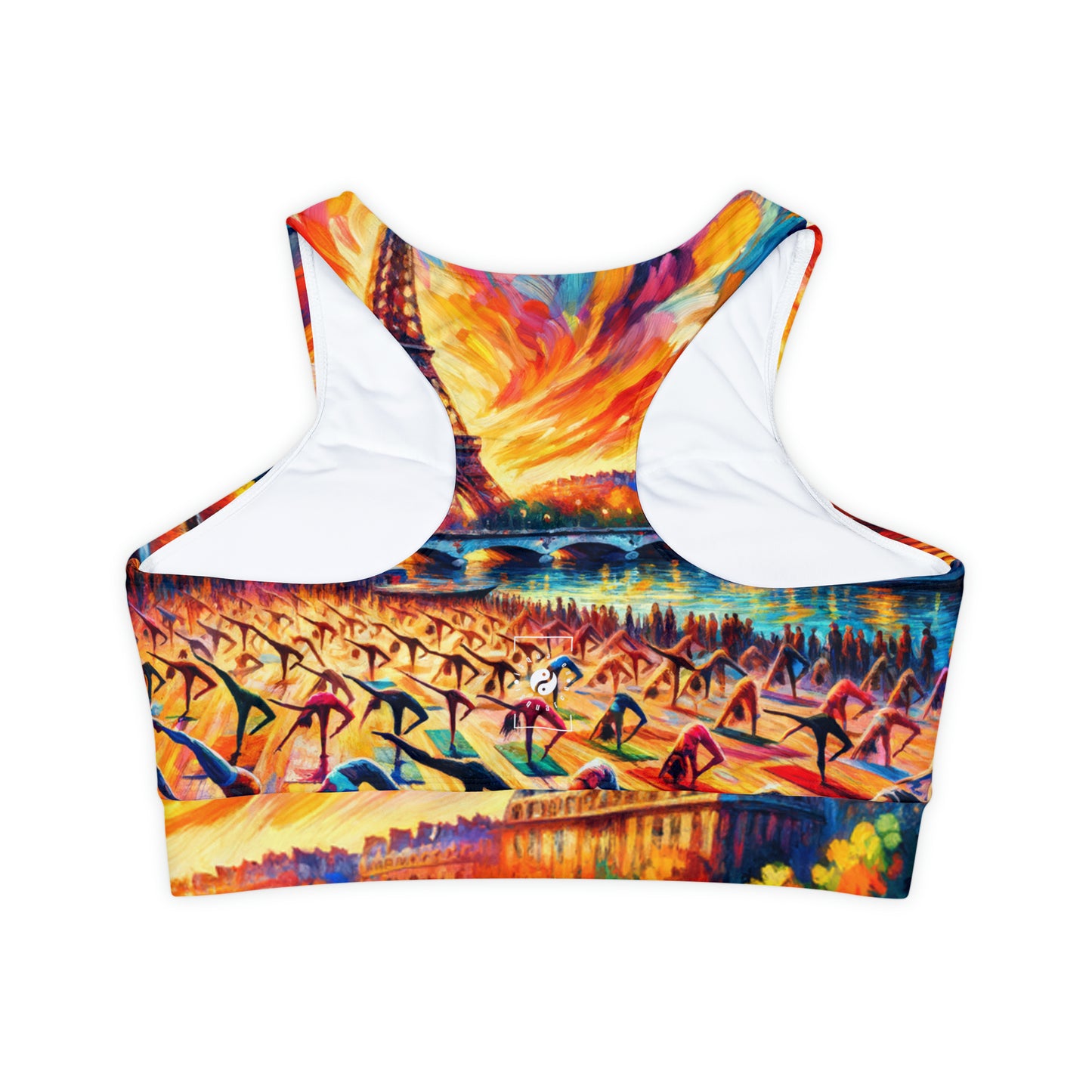 Parisian Yoga Chic - Lined & Padded Sports Bra