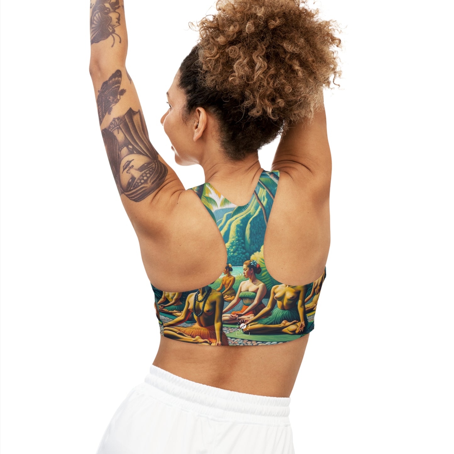 Tahitian Tranquility - Seamless Sports Bra