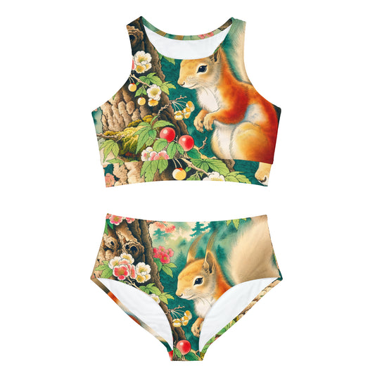 Squirrel's Serenity  - Hot Yoga Bikini Set