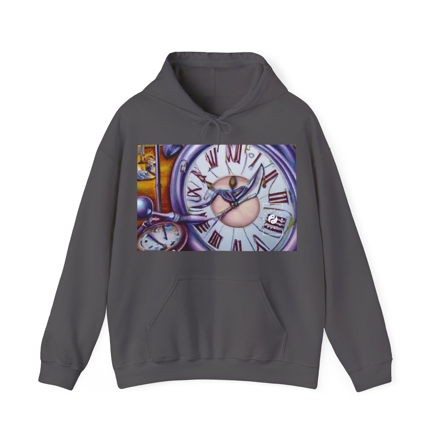 "Chrono Illusionist's Liquid Riddle" - Hoodie