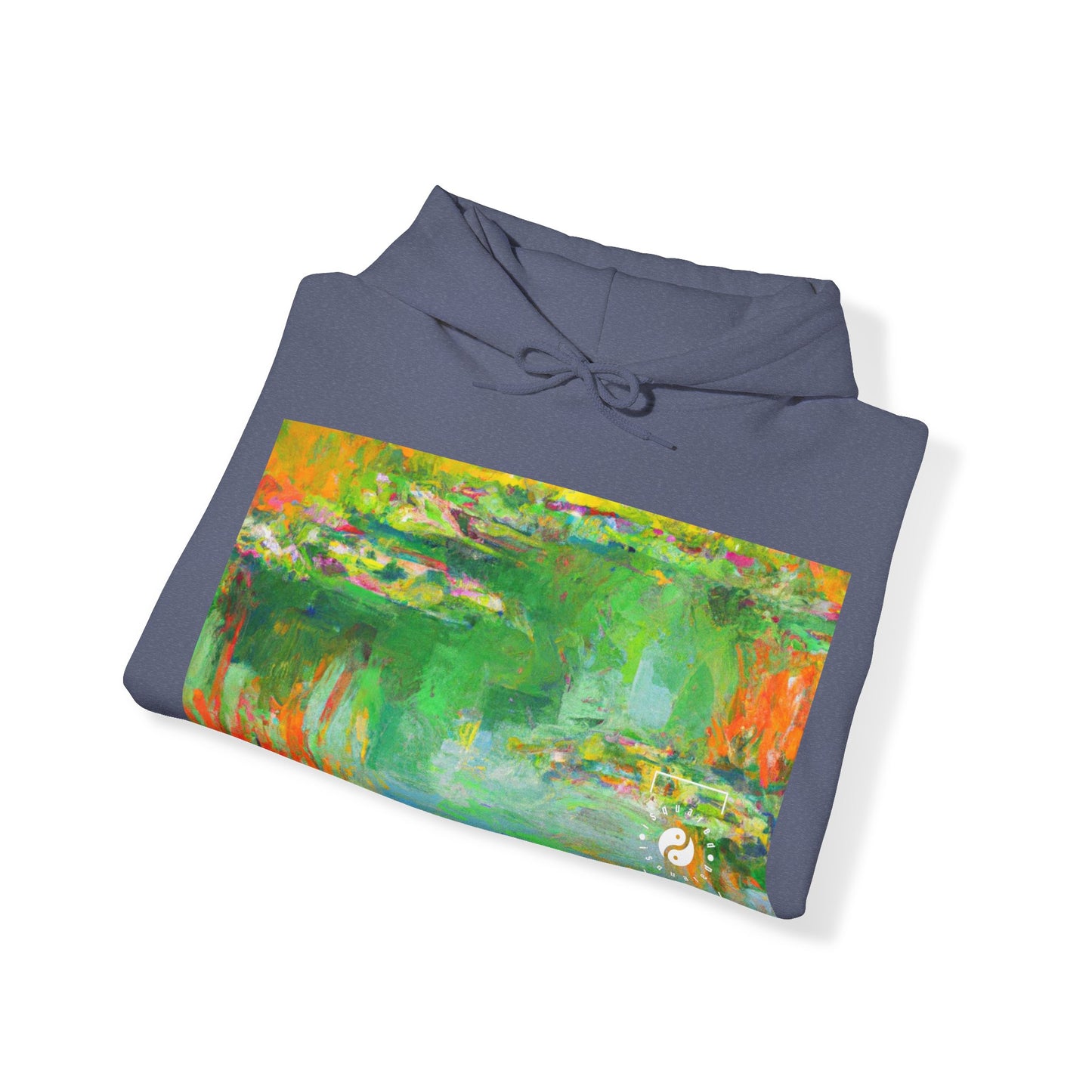 "Lily Aquarelle: Dusk Reflections" - Hoodie