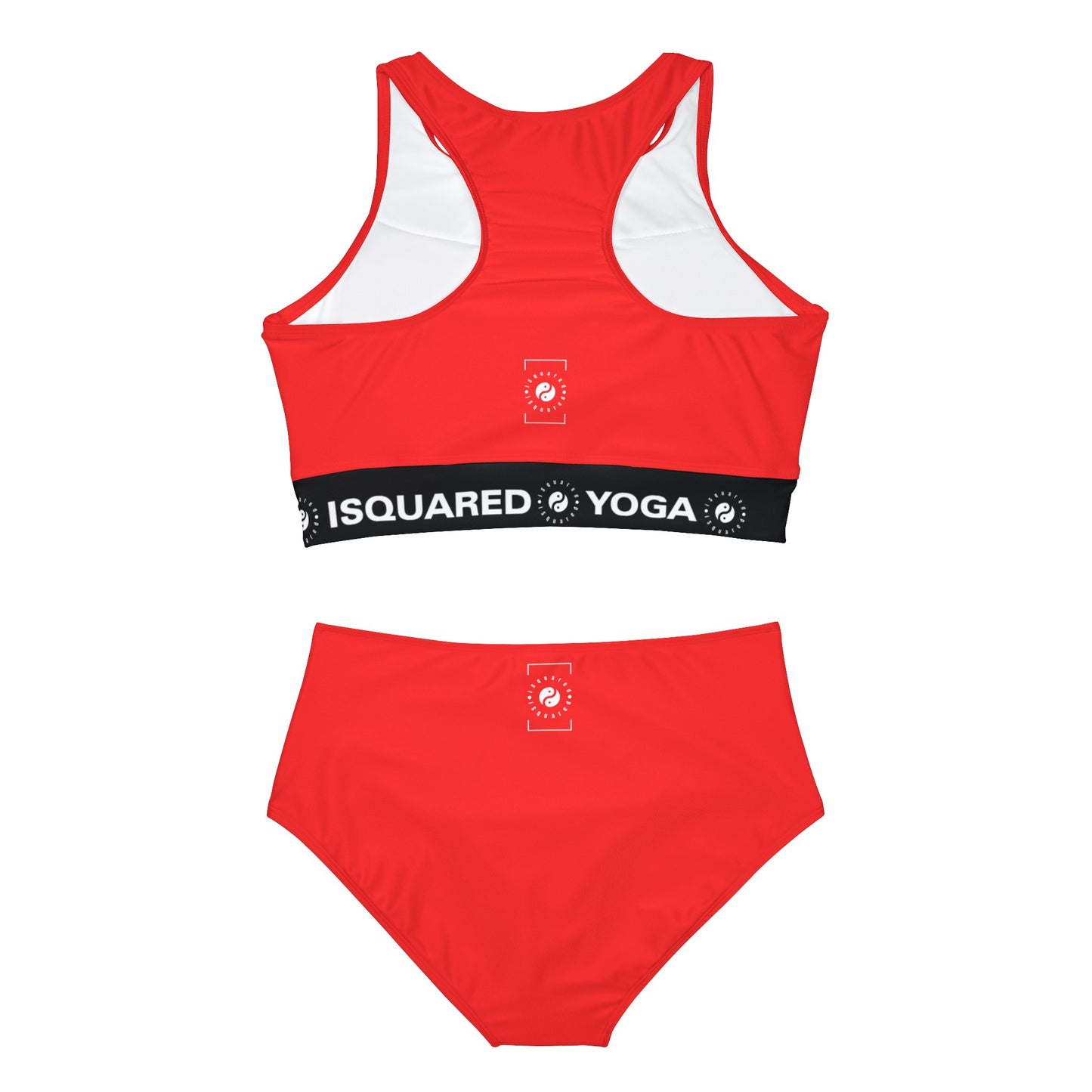 Rouge vif FF3131 - Ensemble bikini yoga chaud