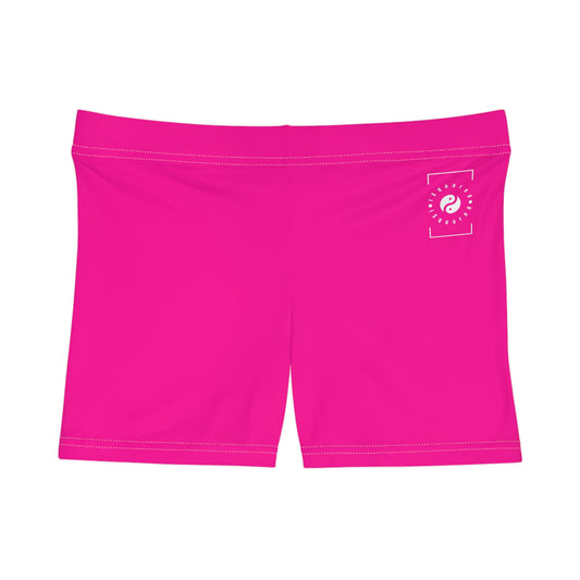 #FF0099 Sharp Pink - Mini Hot Yoga Short