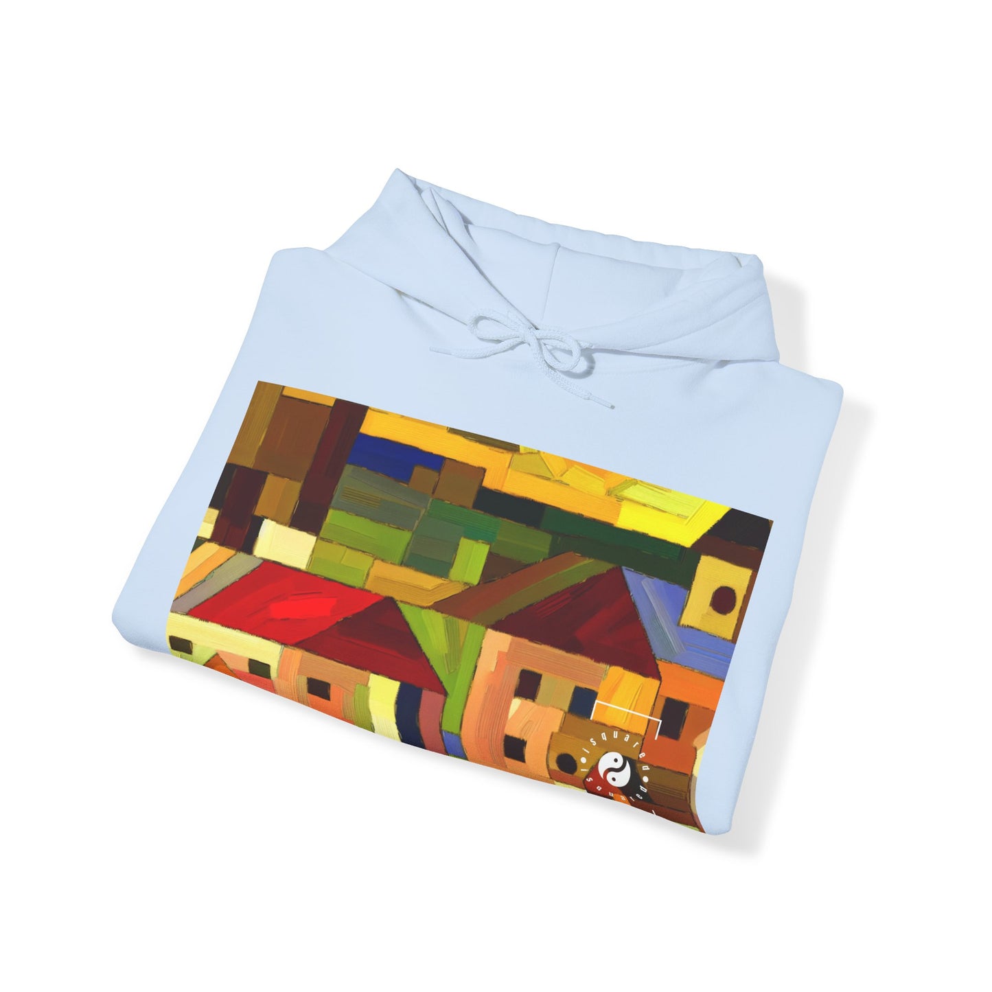 "Earthen Adobes in Hues of Hundertwasser" - Hoodie