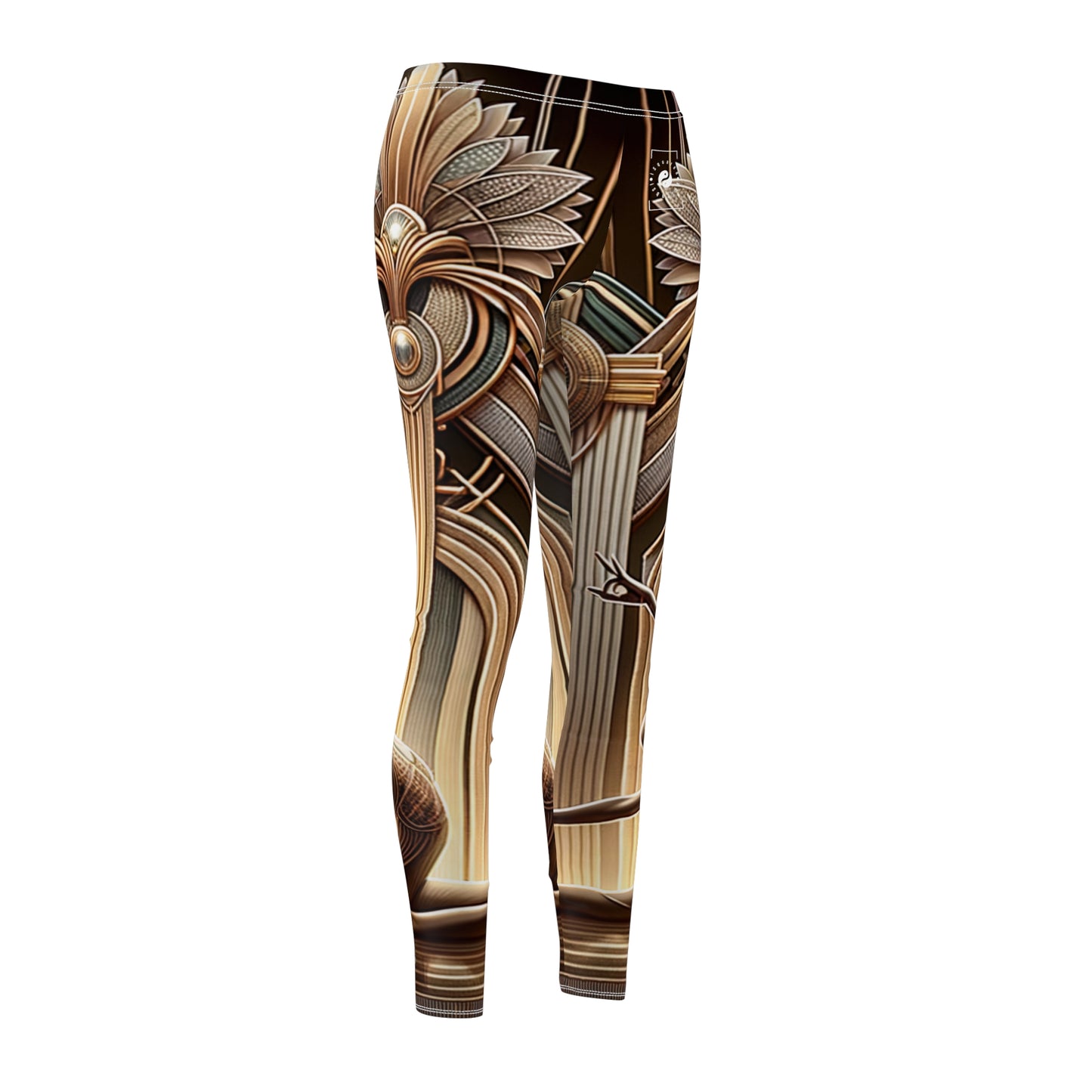 Deco Serenity: A Fusion of Opulence and Zen - Casual Leggings