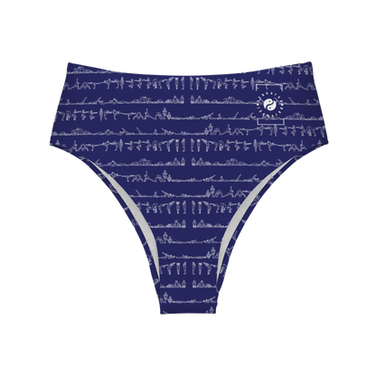 Bikram Ember - High Waisted Bikini Bottom