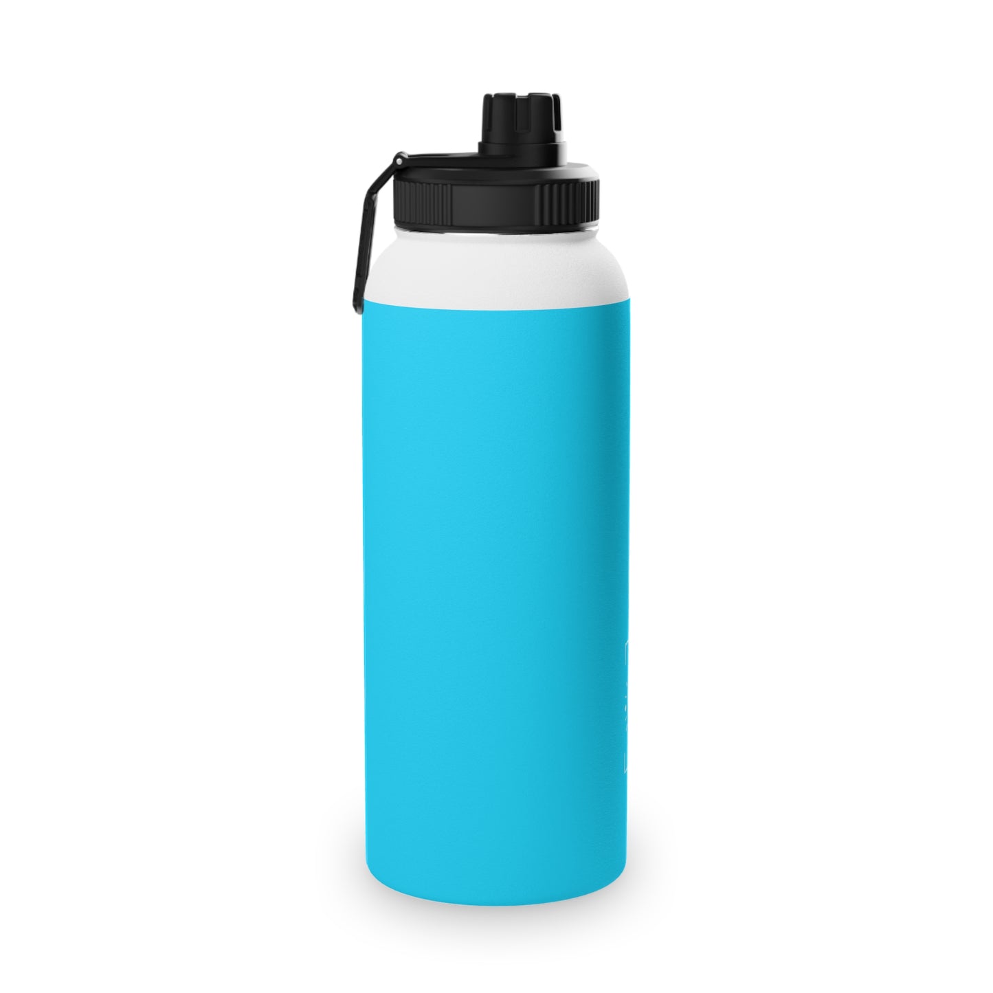 #04D9FF  Neon Blue - Sports Water Bottle