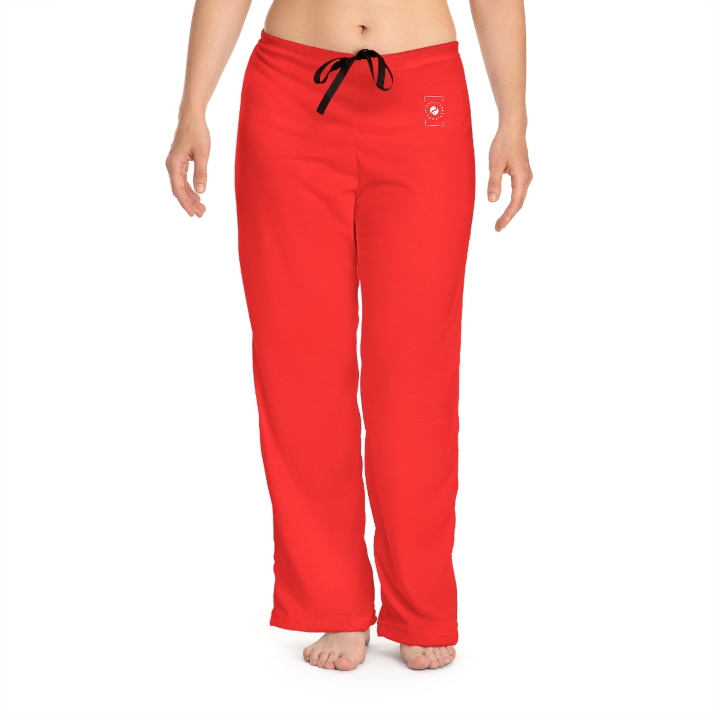 Bright Red FF3131 - Women lounge pants