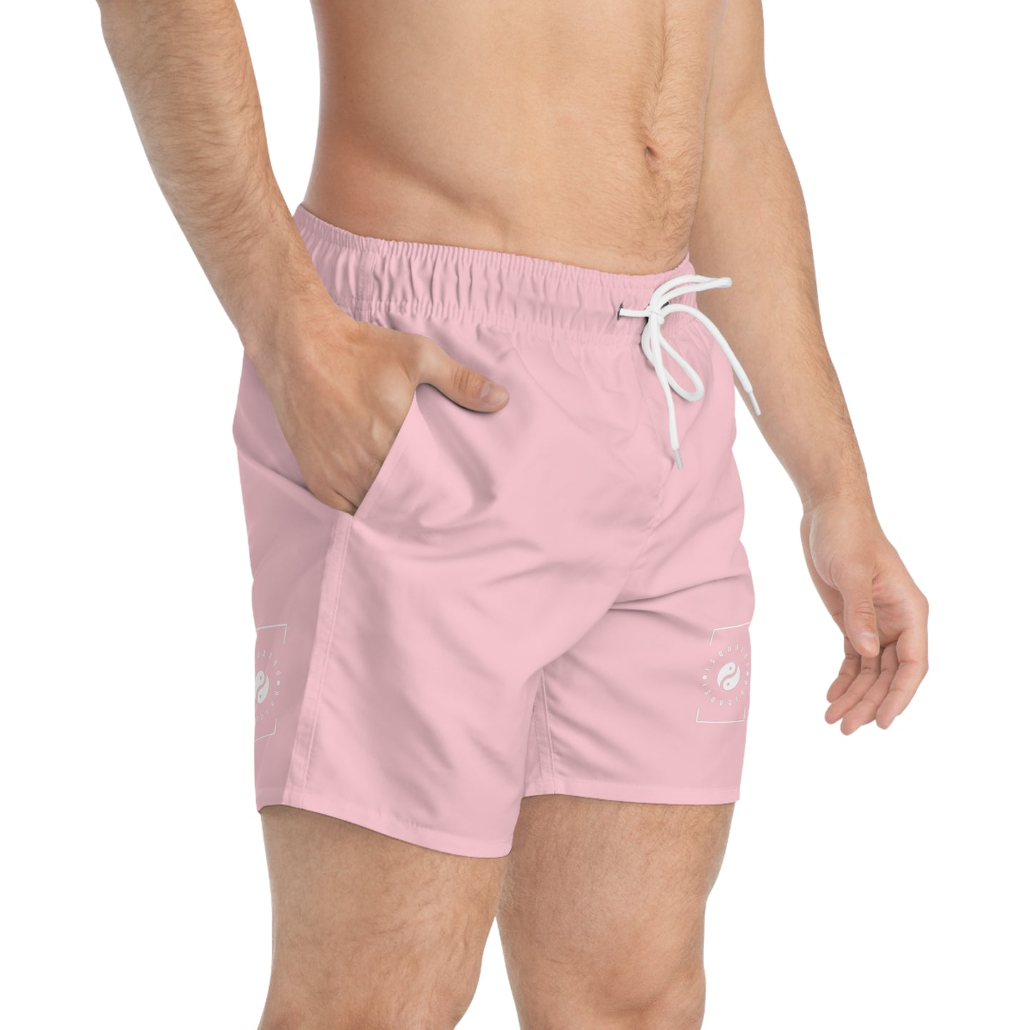 FFCCD4 Light Pink - Swim Trunks for Men