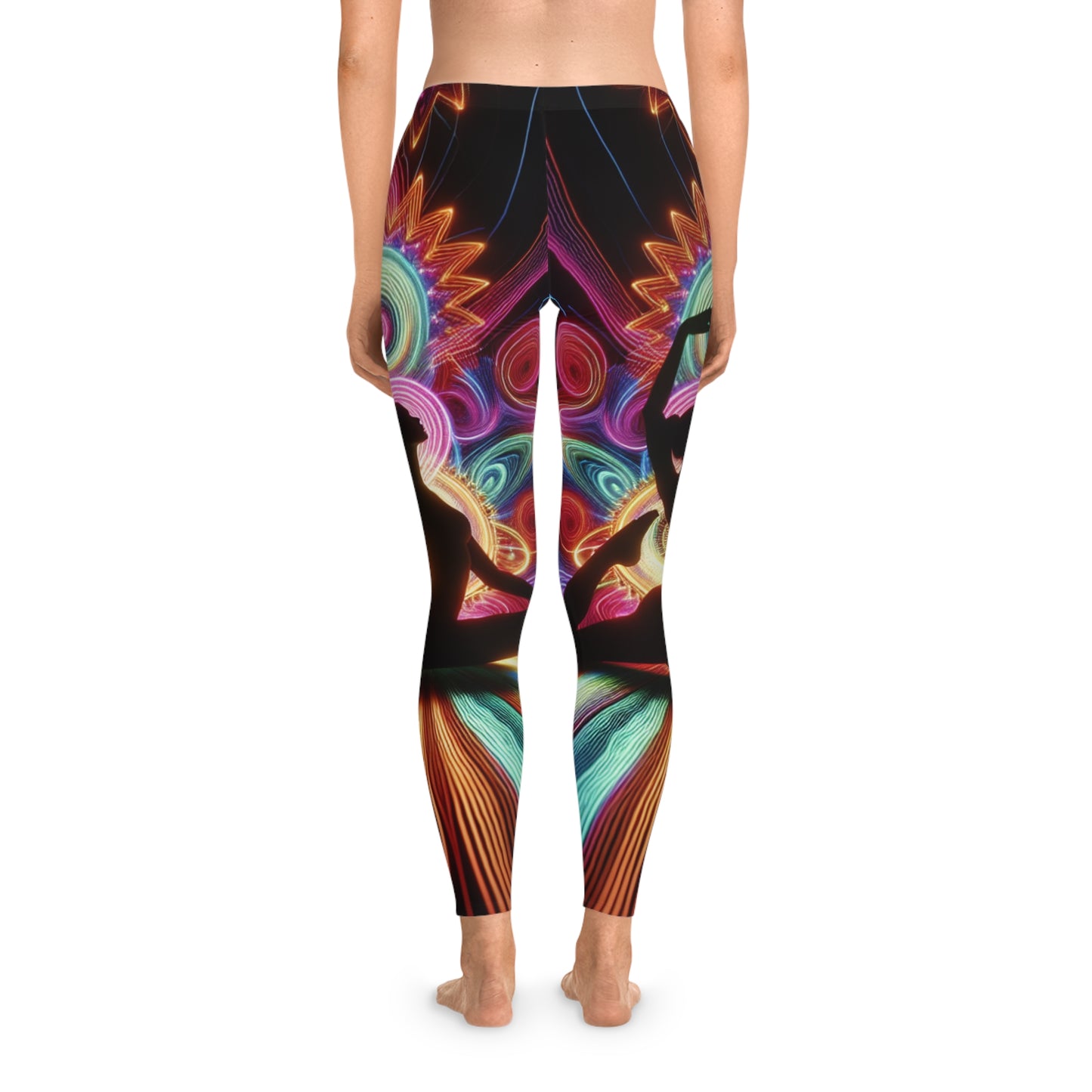 "Neon Zenith: Chromatic Balance" - Unisex Tights