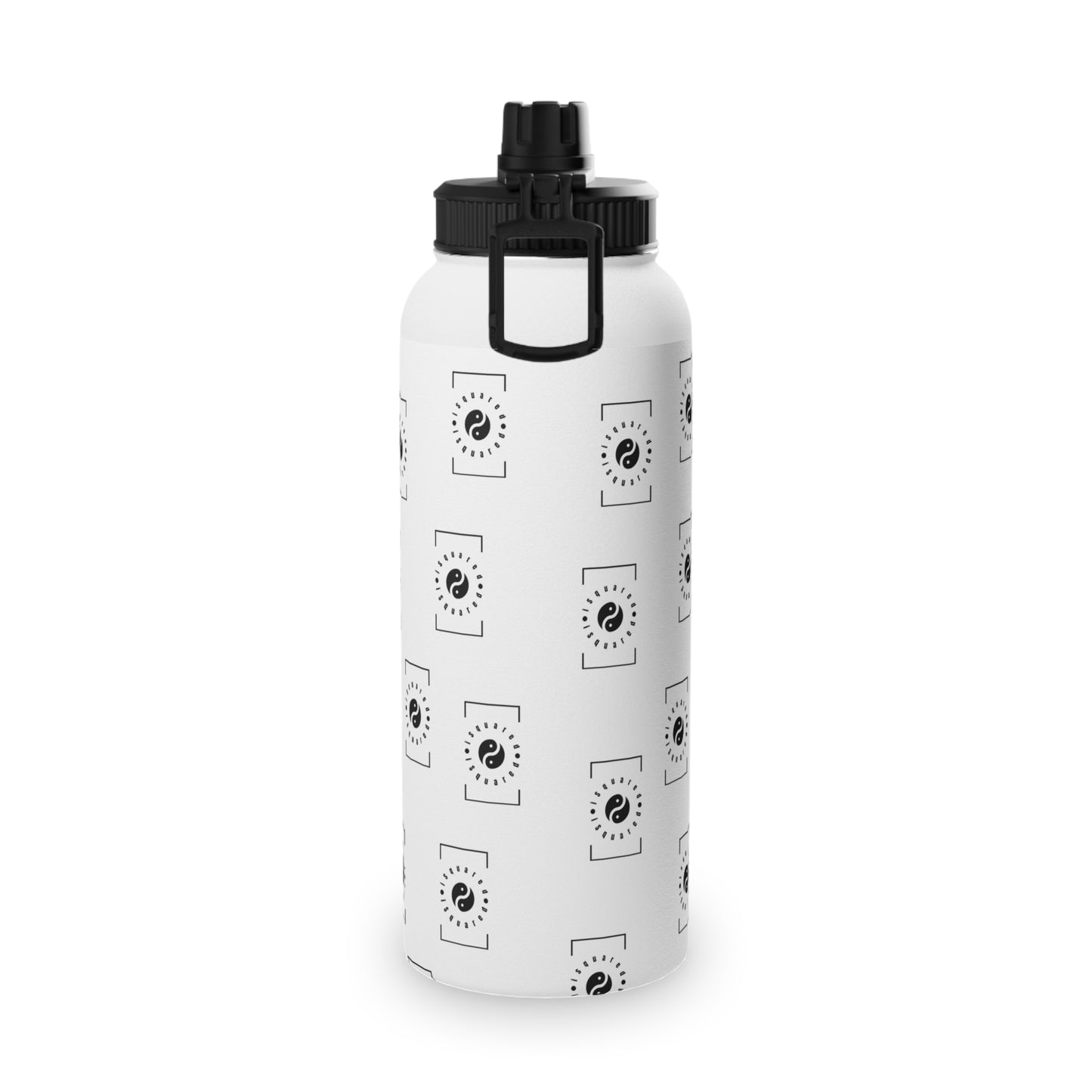 White iSquared Yoga - Sports Water Bottle