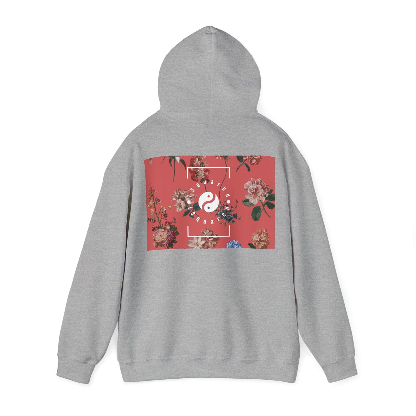 Botanicals on Coral - Hoodie