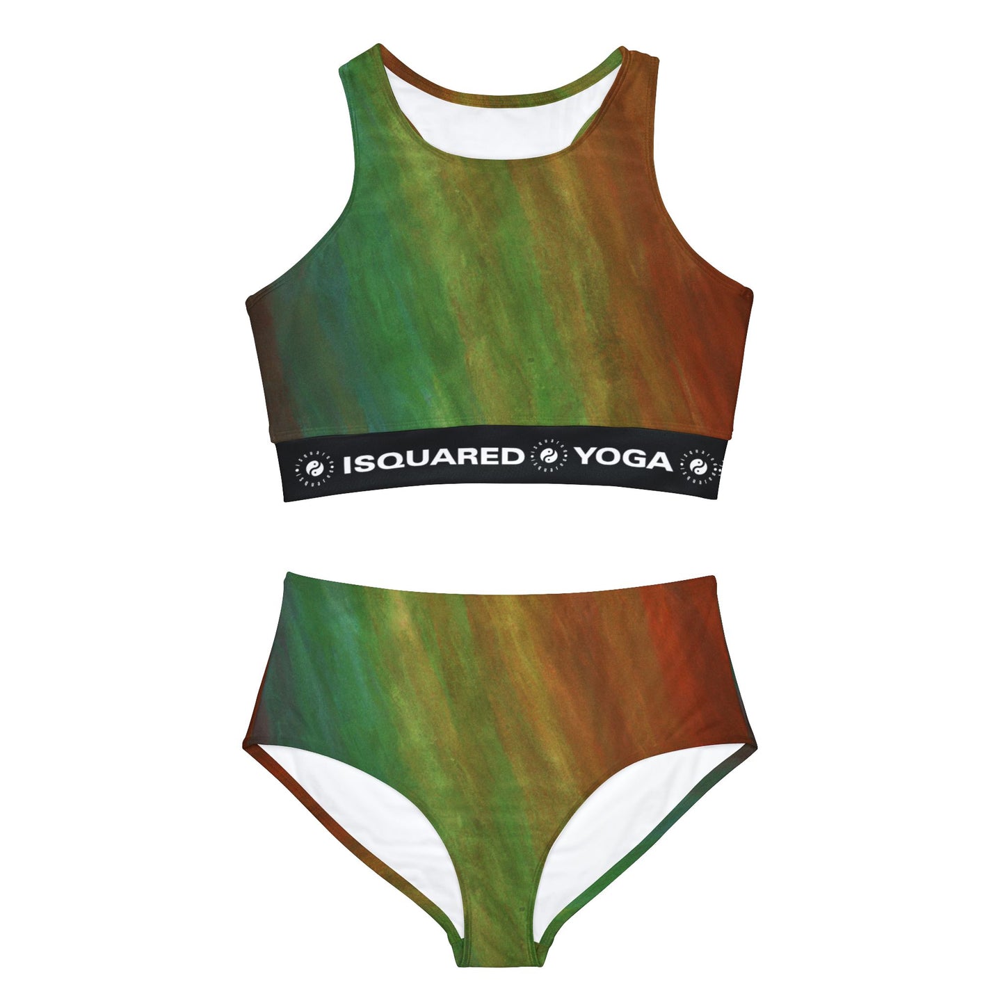 Subtle Rainbow Mood - Hot Yoga Bikini Set