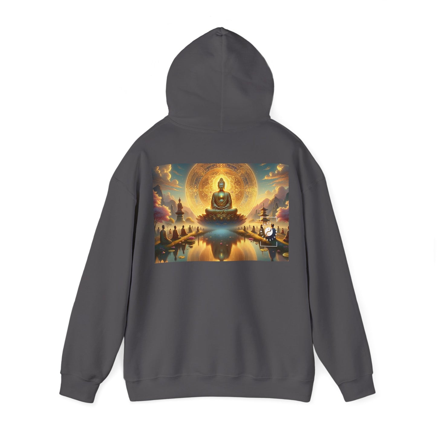 "Serenity in Transience: Illuminations of the Heart Sutra" - Hoodie