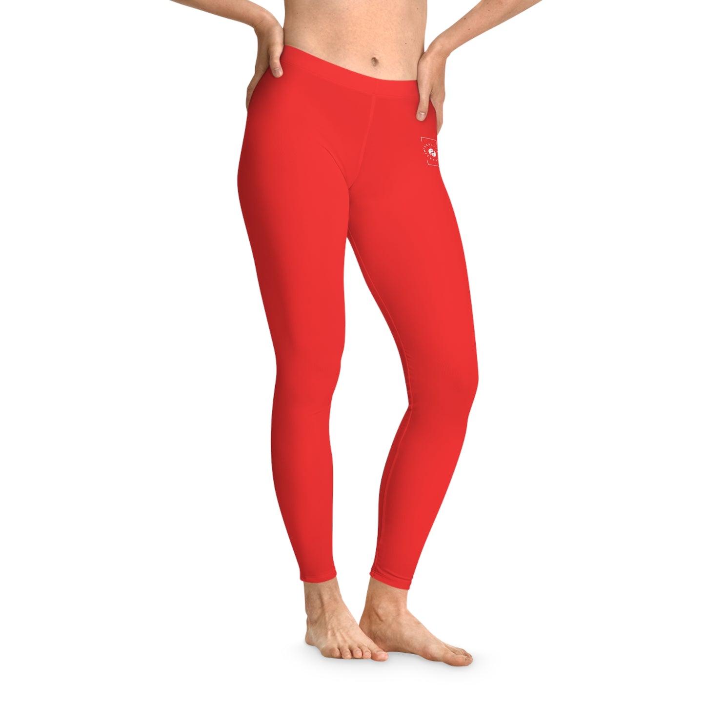Bright Red FF3131 - Unisex Tights