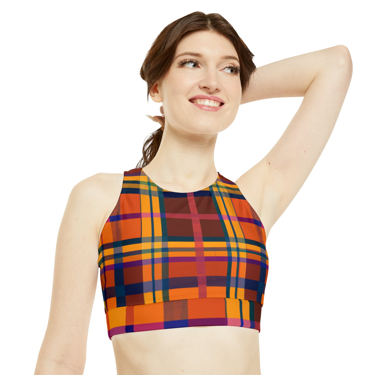 Alonso Cavallera - High Neck Crop Top