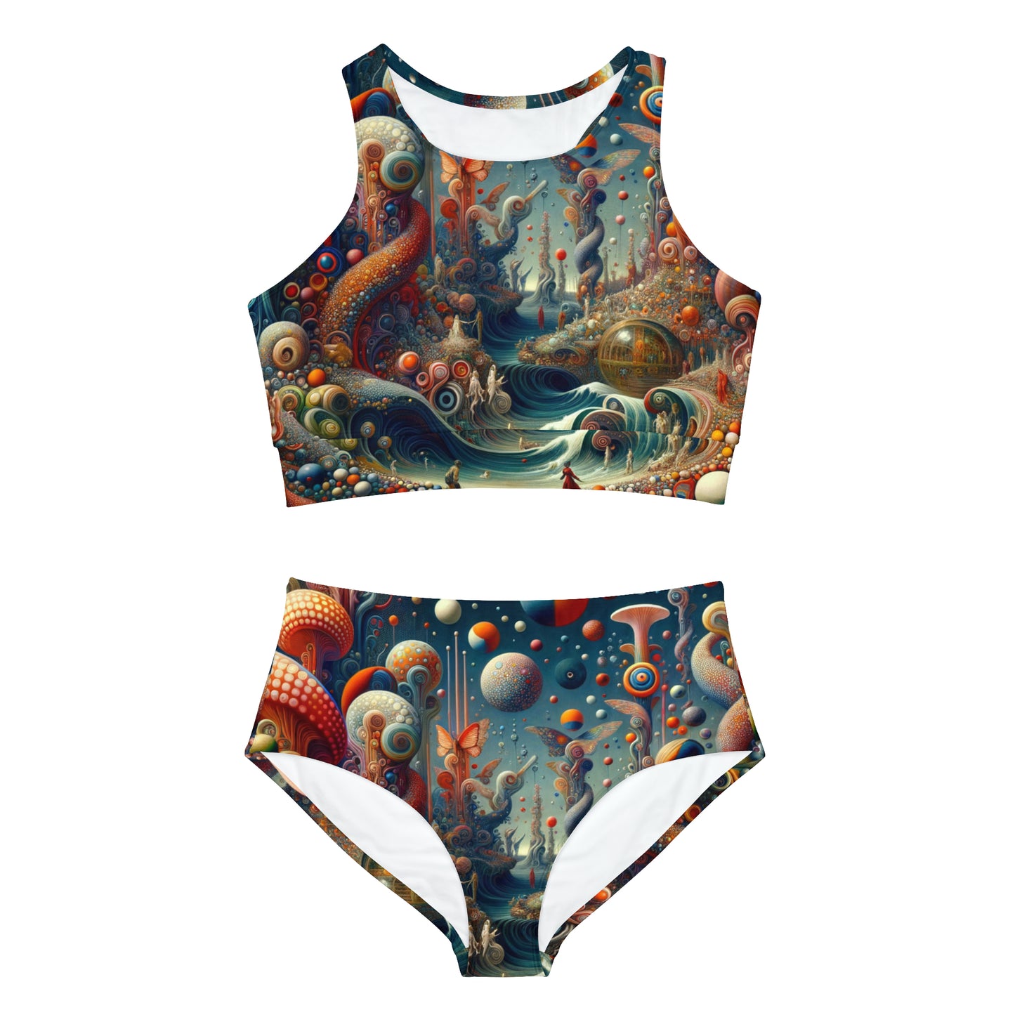 Kaleidoscopic Eden - Hot Yoga Bikini Set