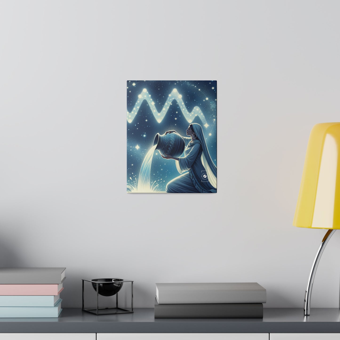 Aquarius Flow - Art Print Canvas