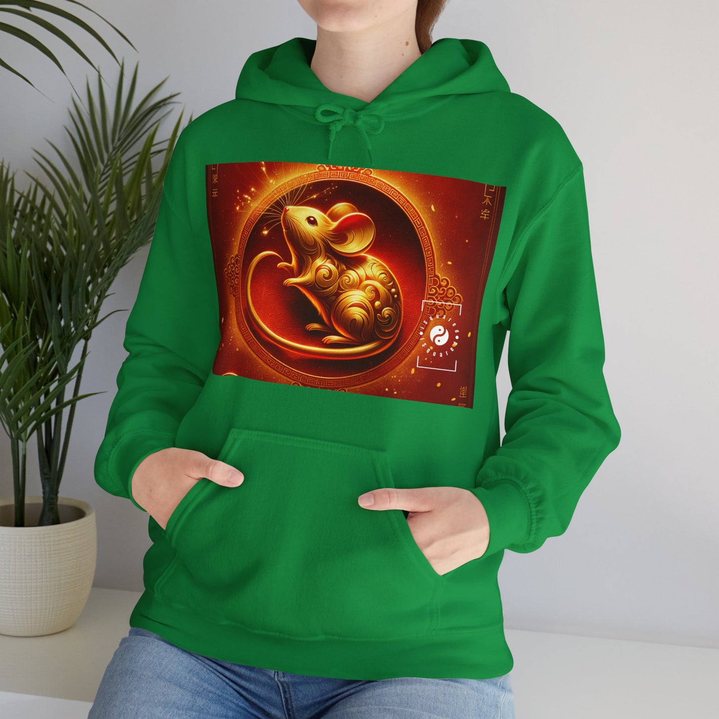 "Golden Emissary: A Lunar New Year's Tribute" - Hoodie