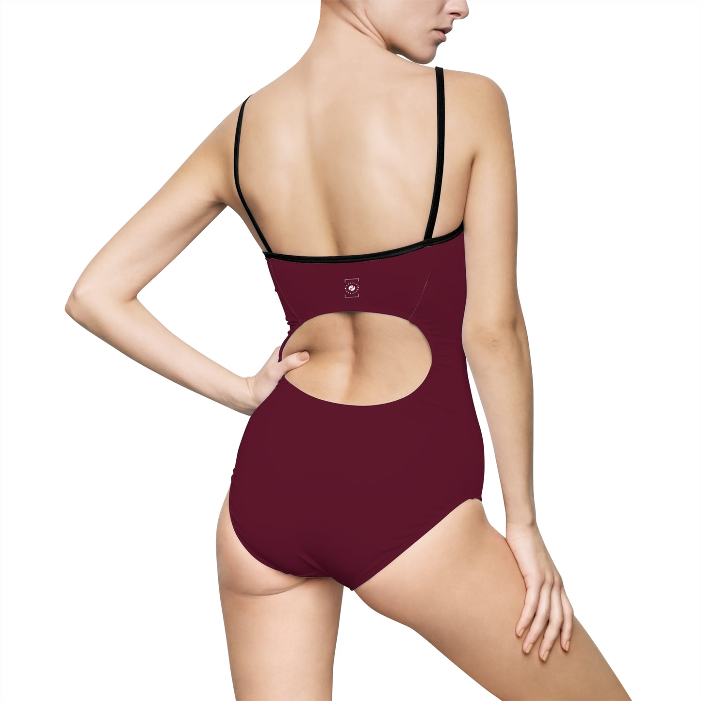 #60182D Deep Siena - Openback Swimsuit