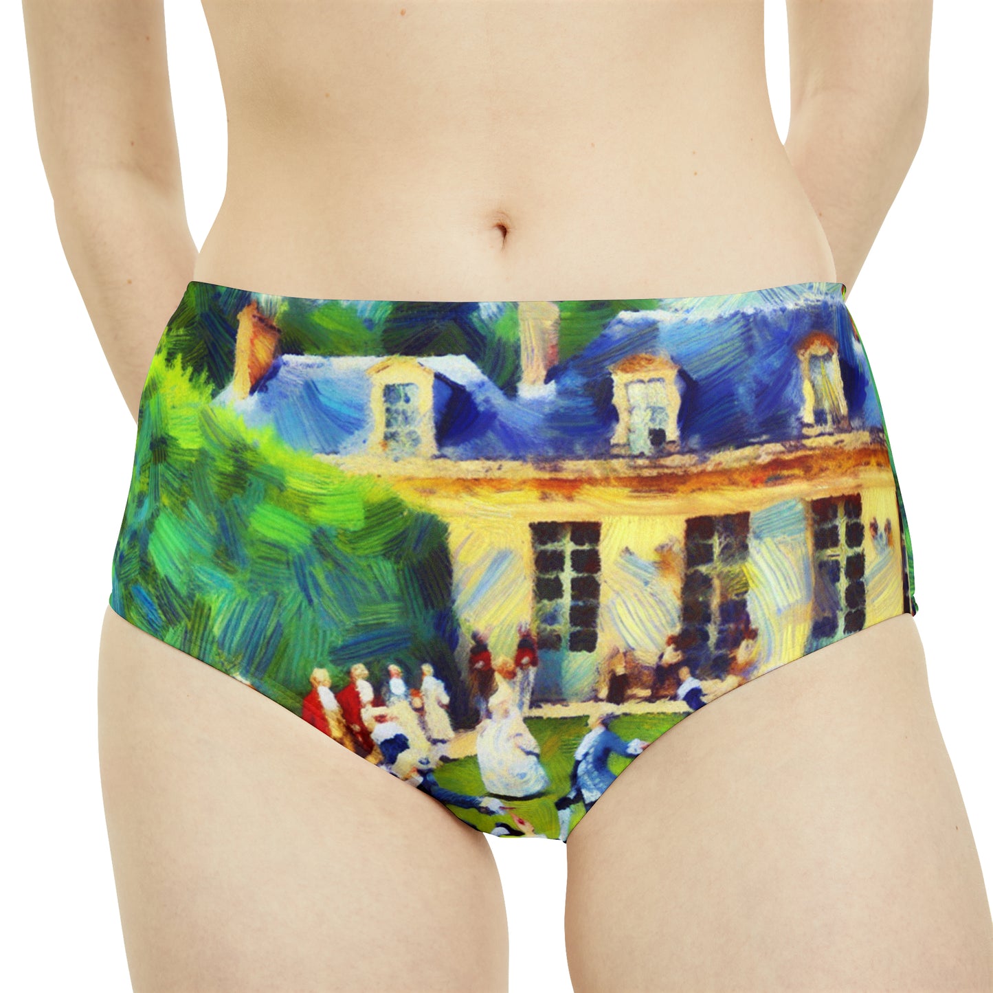 Versailles Vinyasa - High Waisted Bikini Bottom