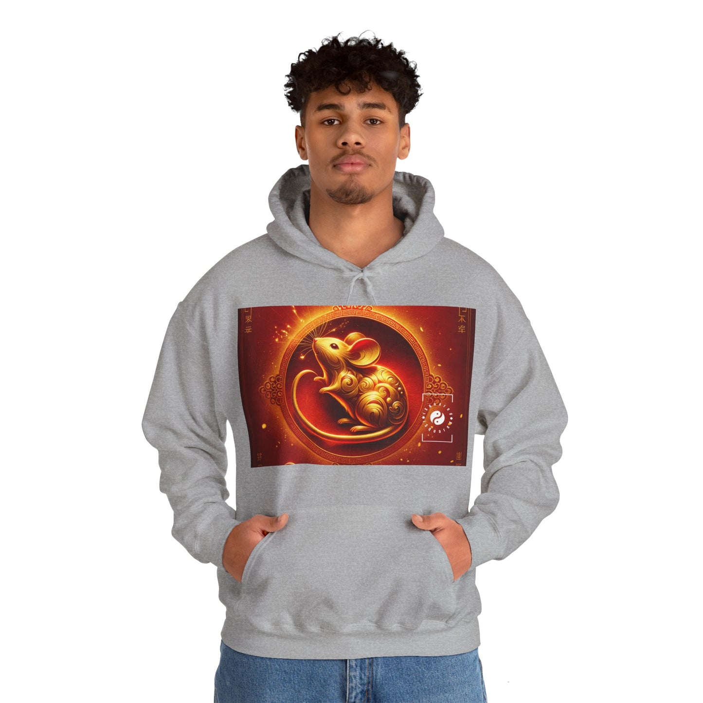 "Golden Emissary: A Lunar New Year's Tribute" - Hoodie