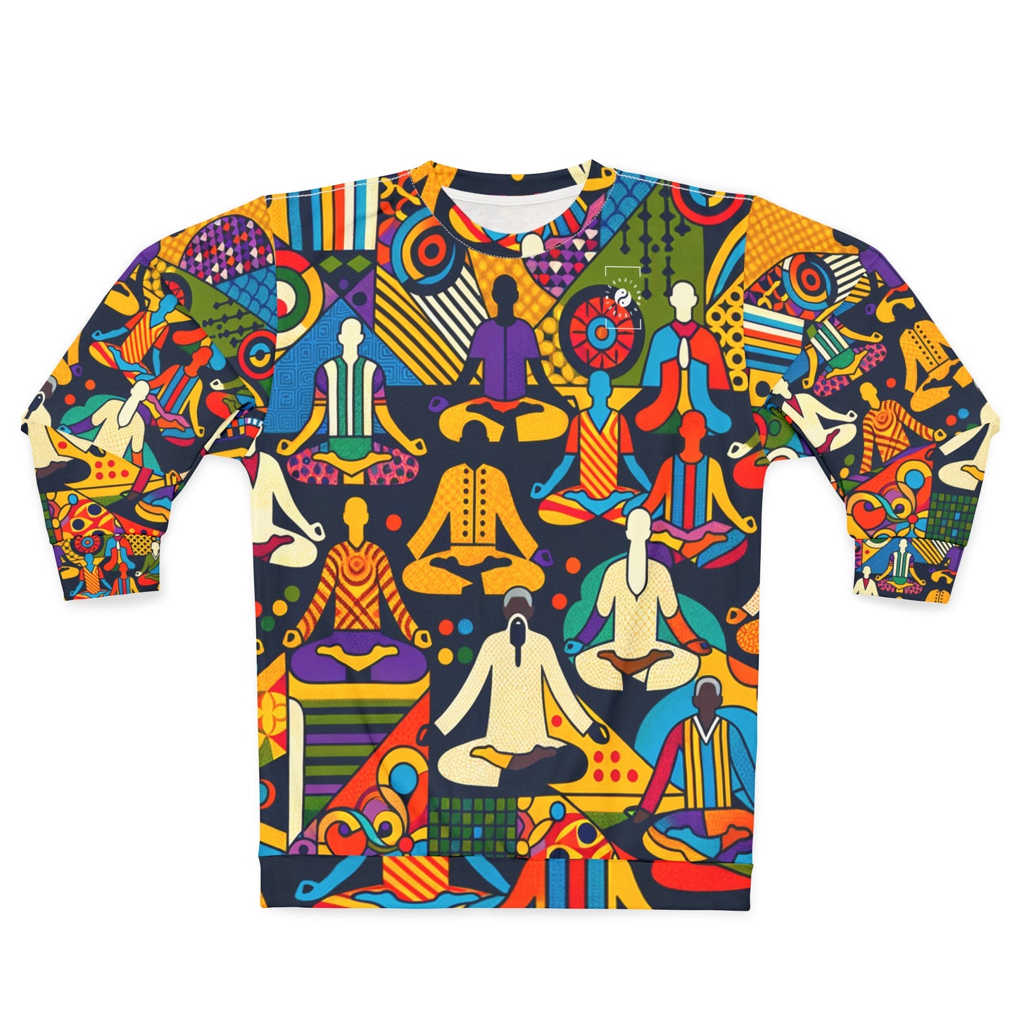 "Vibrant Sadana: Unleashing the Prana in Nouveau Réalité" - Unisex Sweatshirt