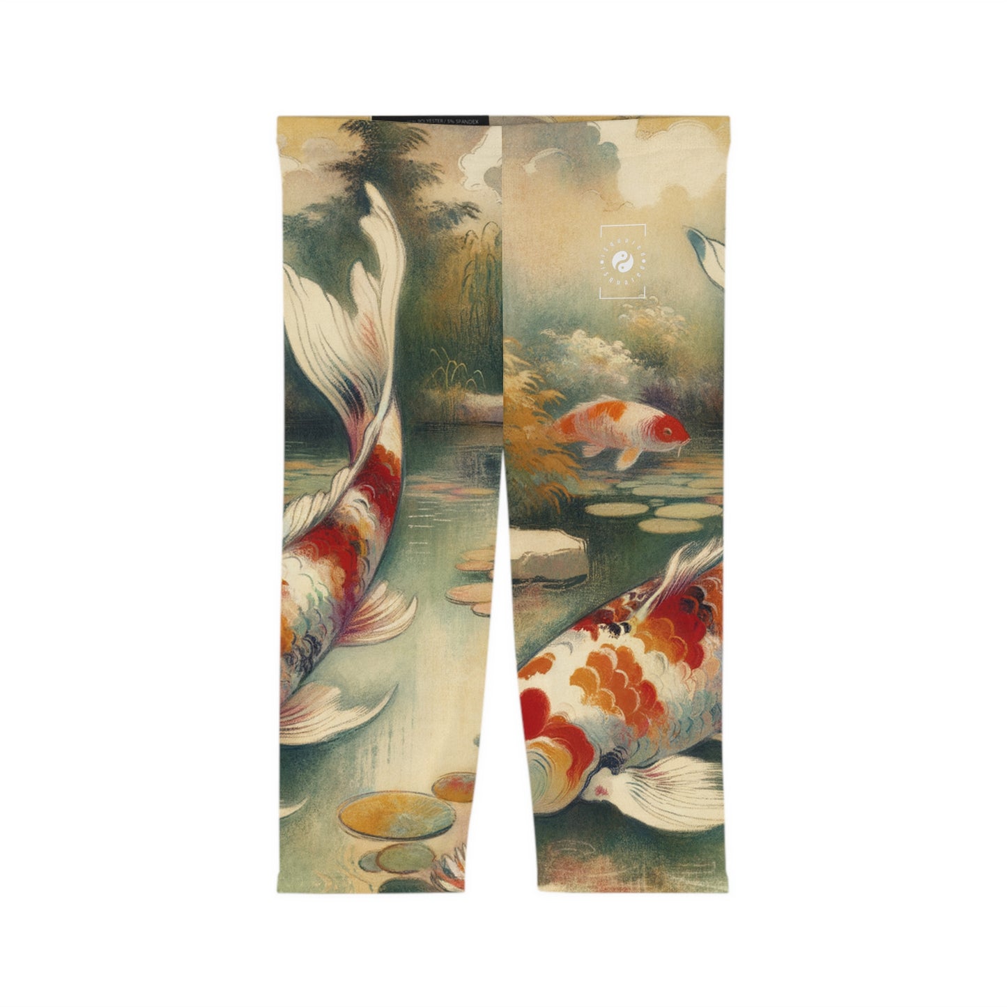 Koi Lily Pond - Short Capri 