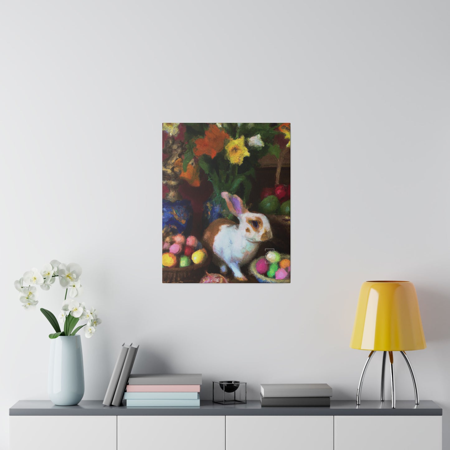 "Velveteen Aureate Easter Reverie" - Art Print Canvas