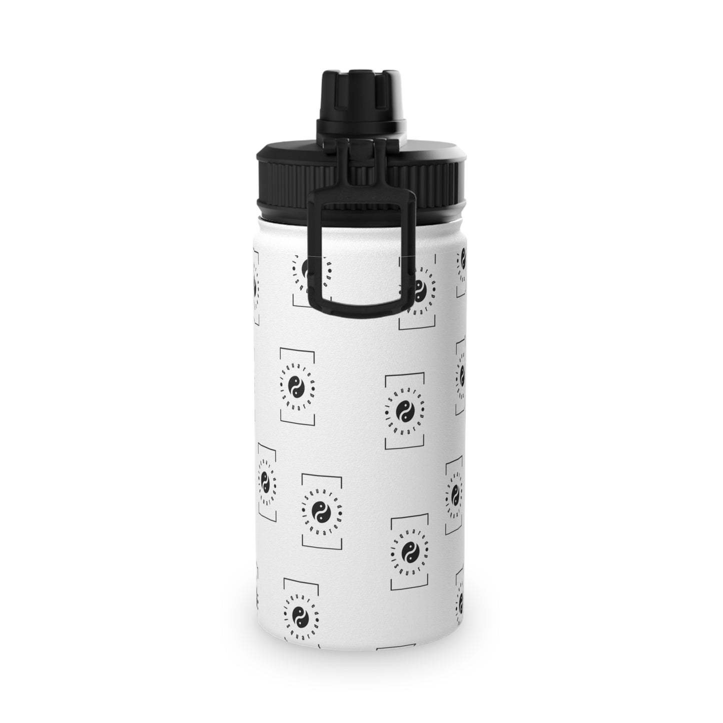 White iSquared Yoga - Sports Water Bottle