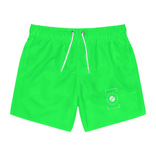 #0FFF50 Neon Green - Swim Trunks for Men