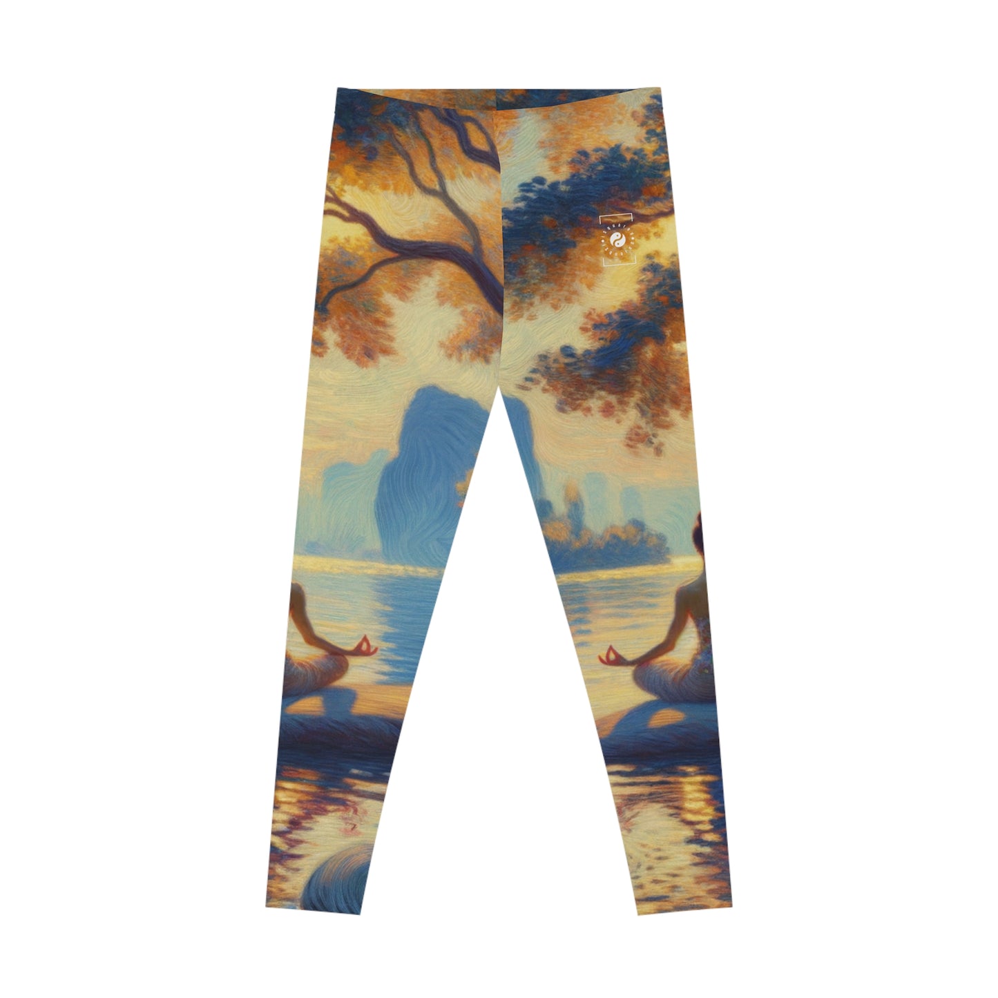 "Zen Blossom Alignment" - Unisex Tights