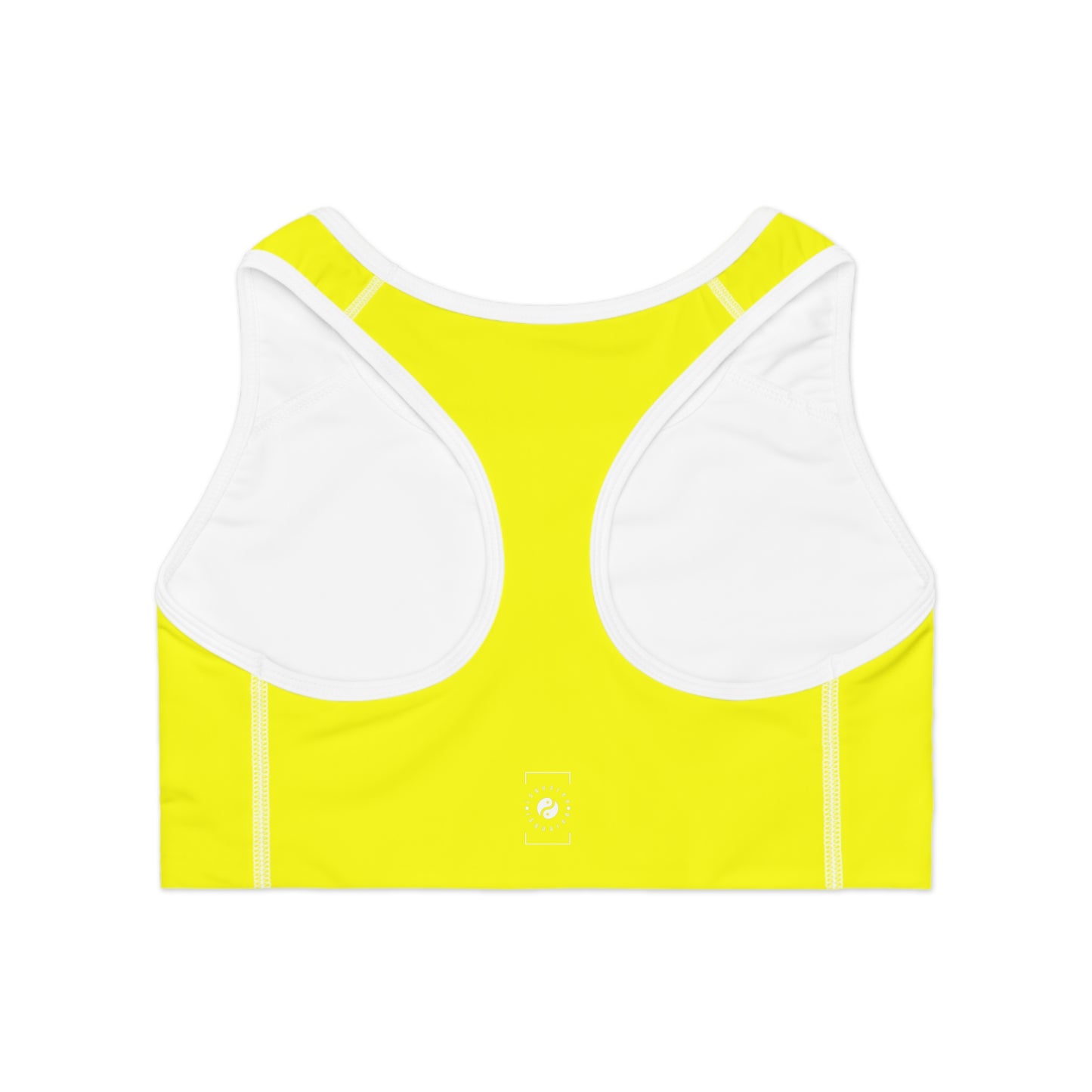 Neon Yellow FFFF00 - High Performance Sports Bra