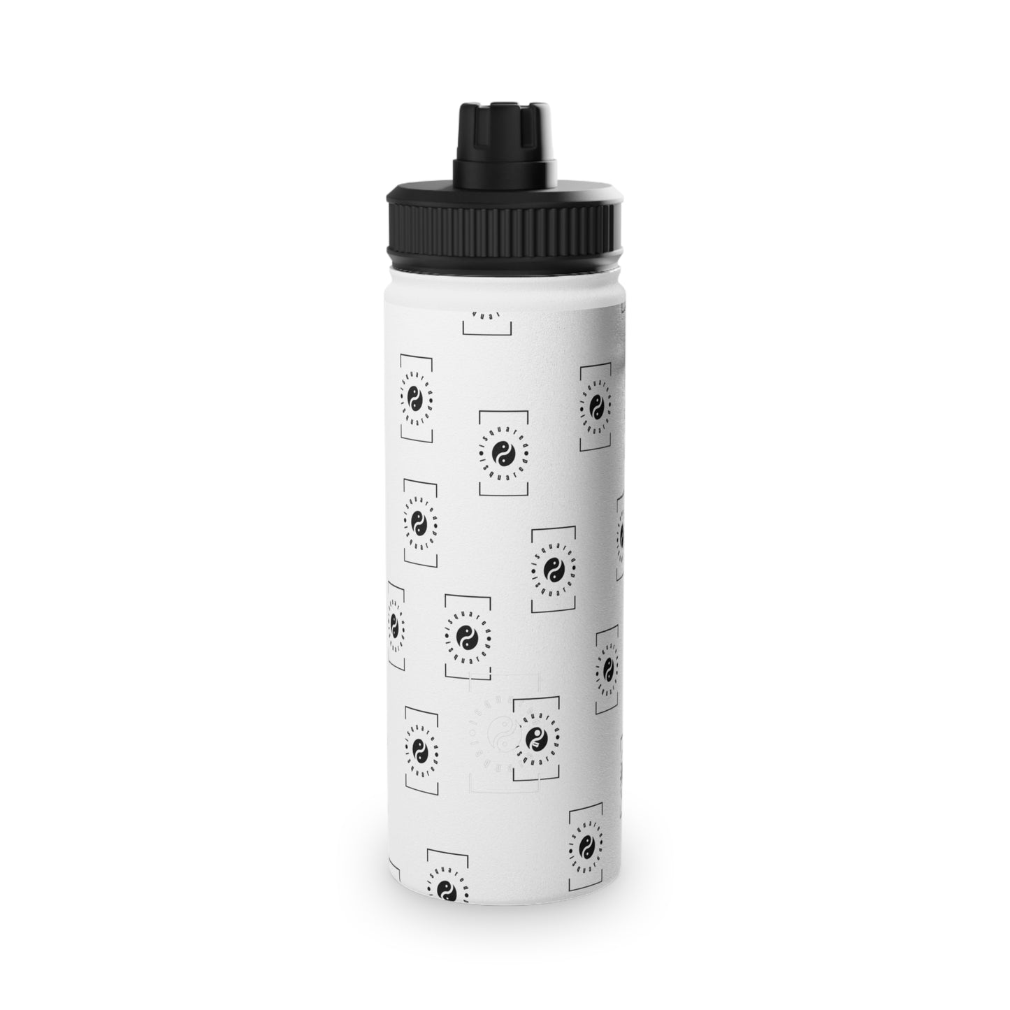 White iSquared Yoga - Sports Water Bottle