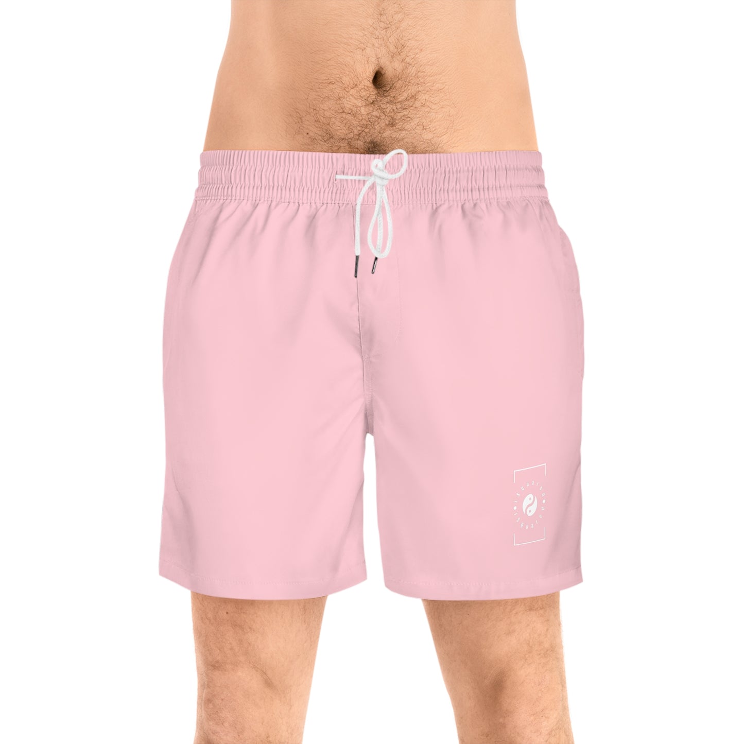 FFCCD4 Light Pink - Short de bain (couleur unie) pour Homme