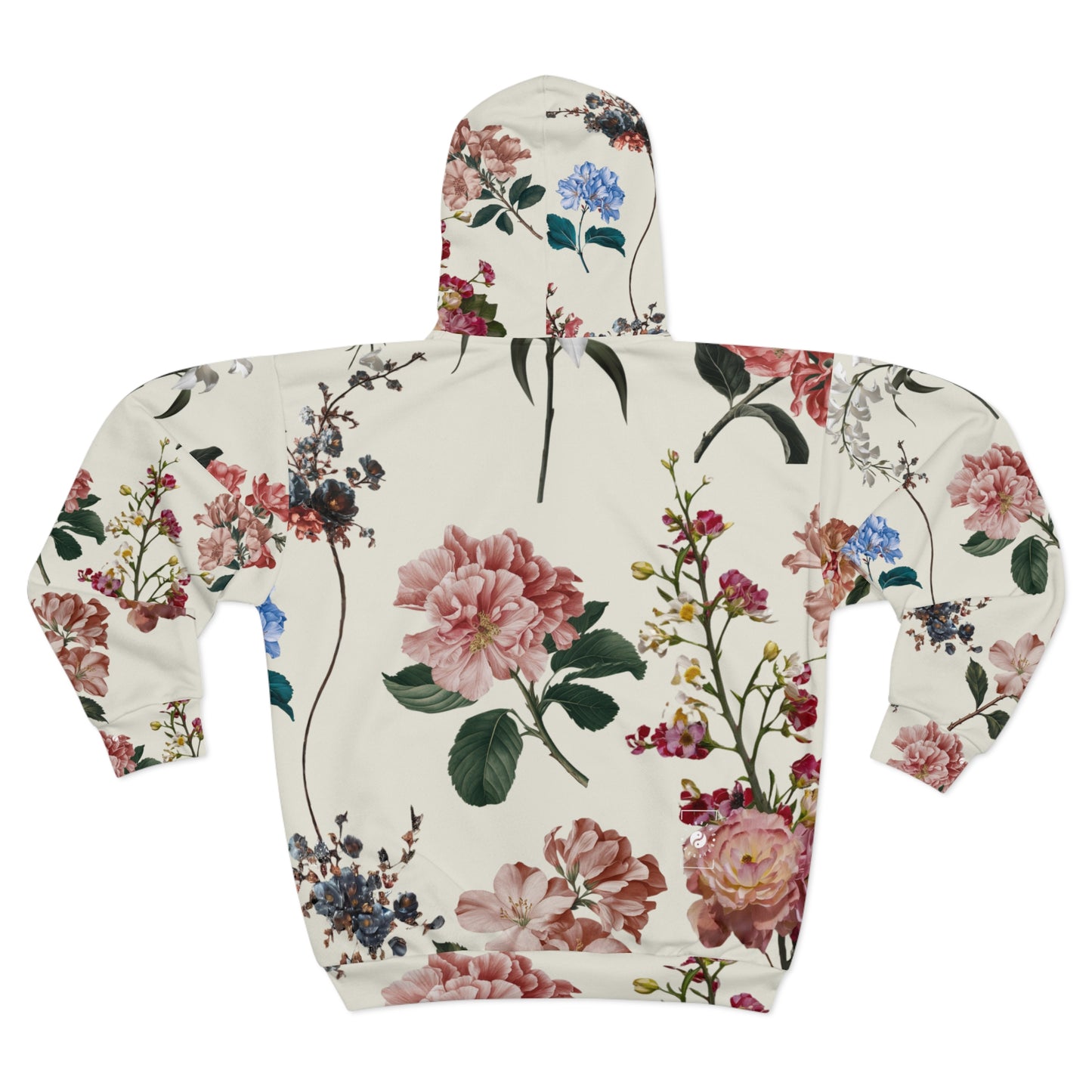 Botanicals on Beige - Zip Hoodie