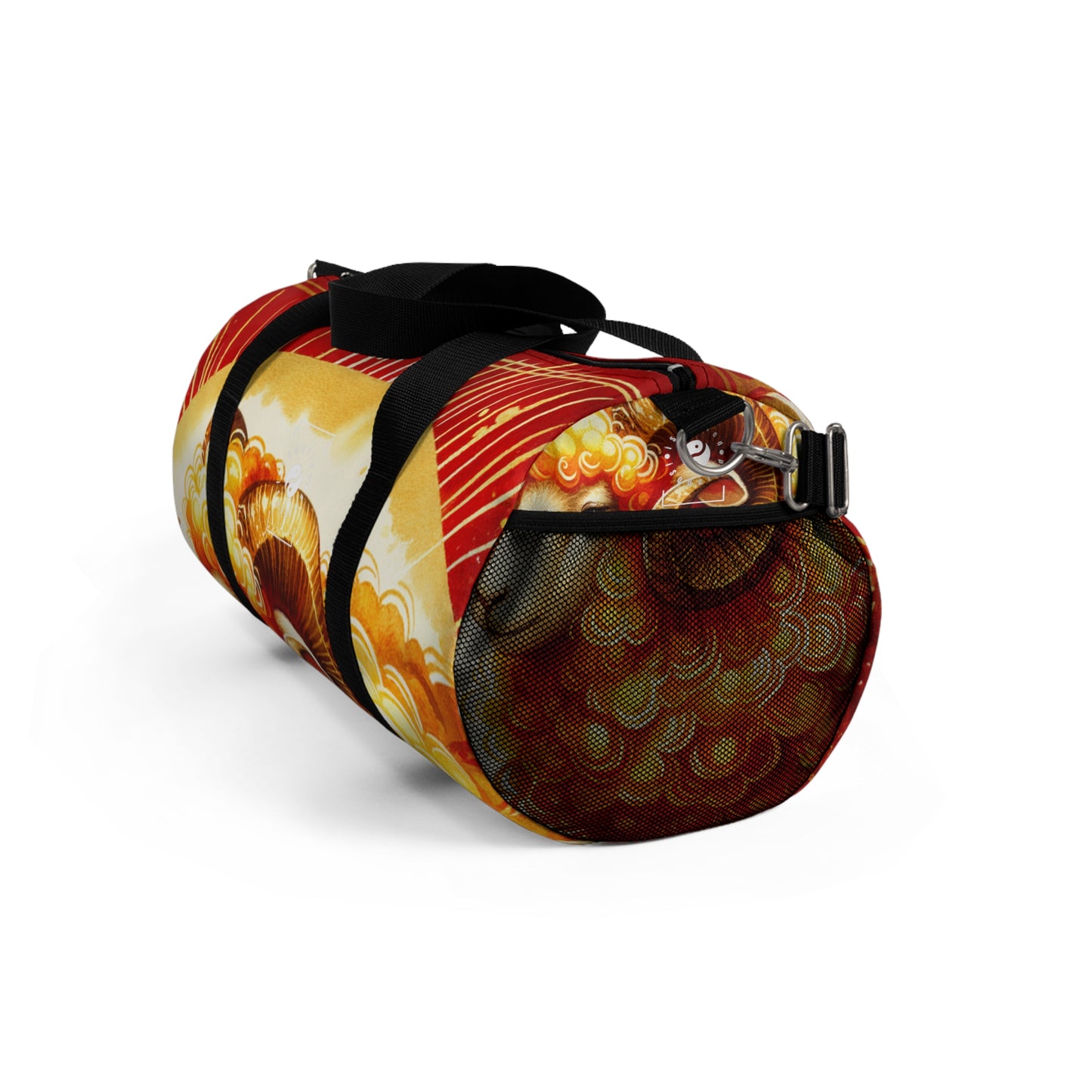 "Auspicious Gold of Divine Ewe: A Lunar New Year Revelry" - Duffle Bag