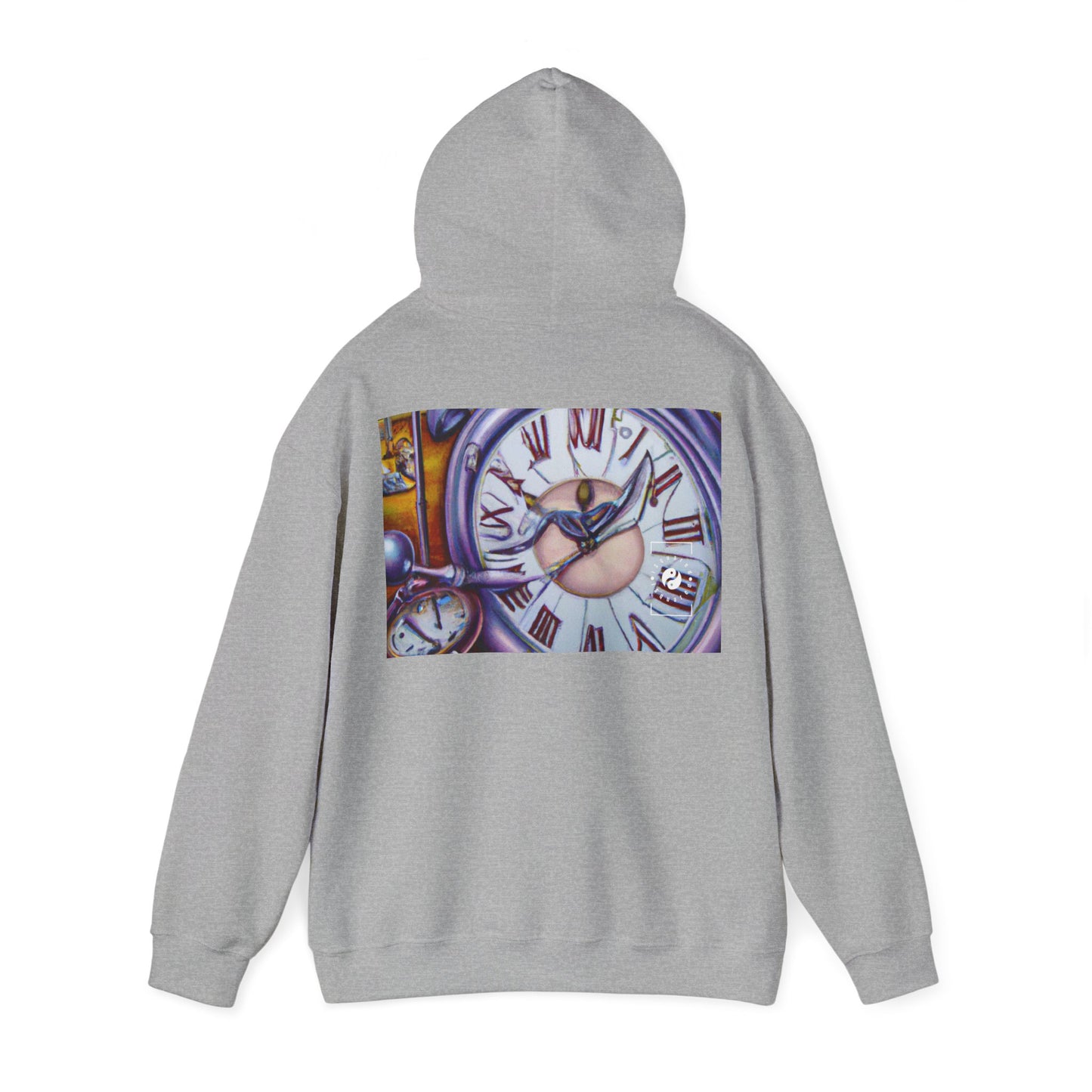 "Chrono Illusionist's Liquid Riddle" - Hoodie