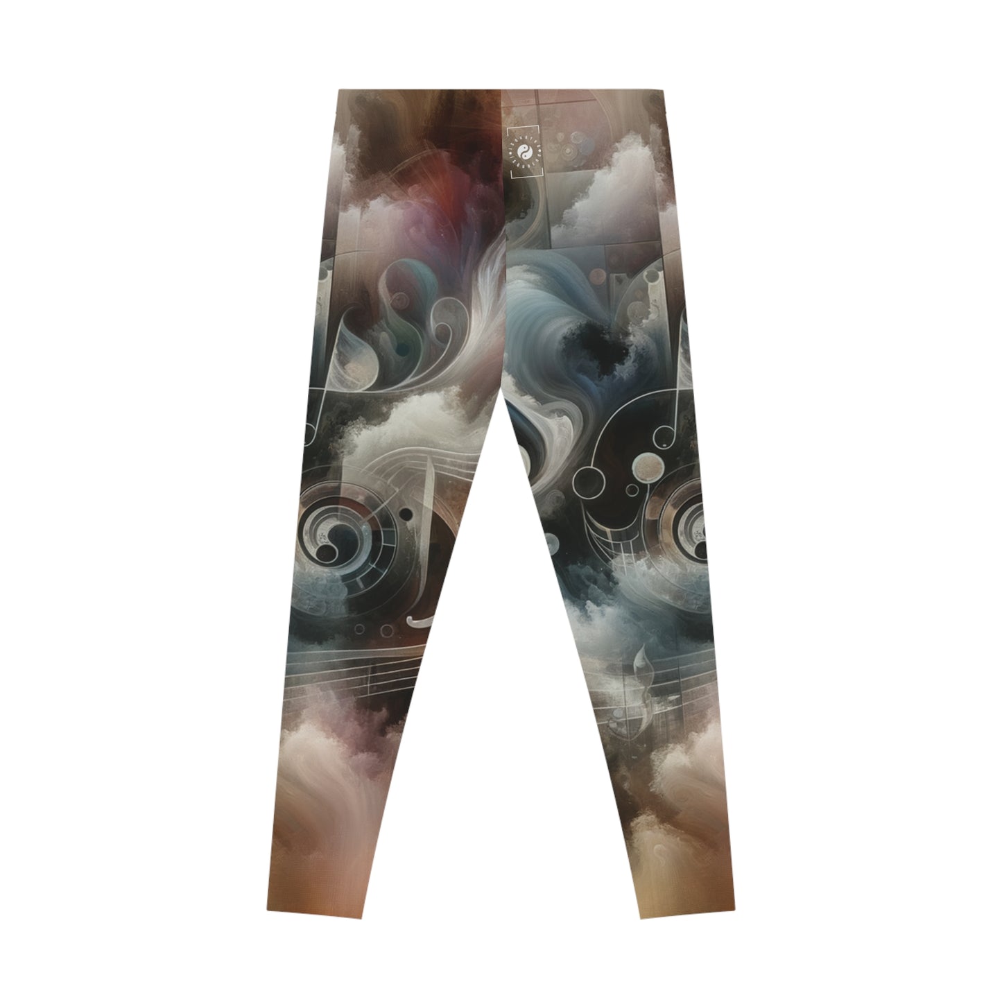 "Harmony of Descent: An Abstract Ode to La Traviata" - Unisex Tights