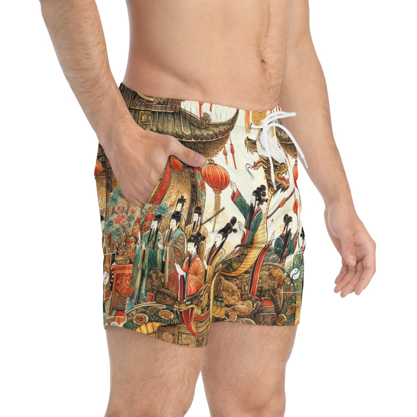 Serpent New Year - Swim Trunks for Men