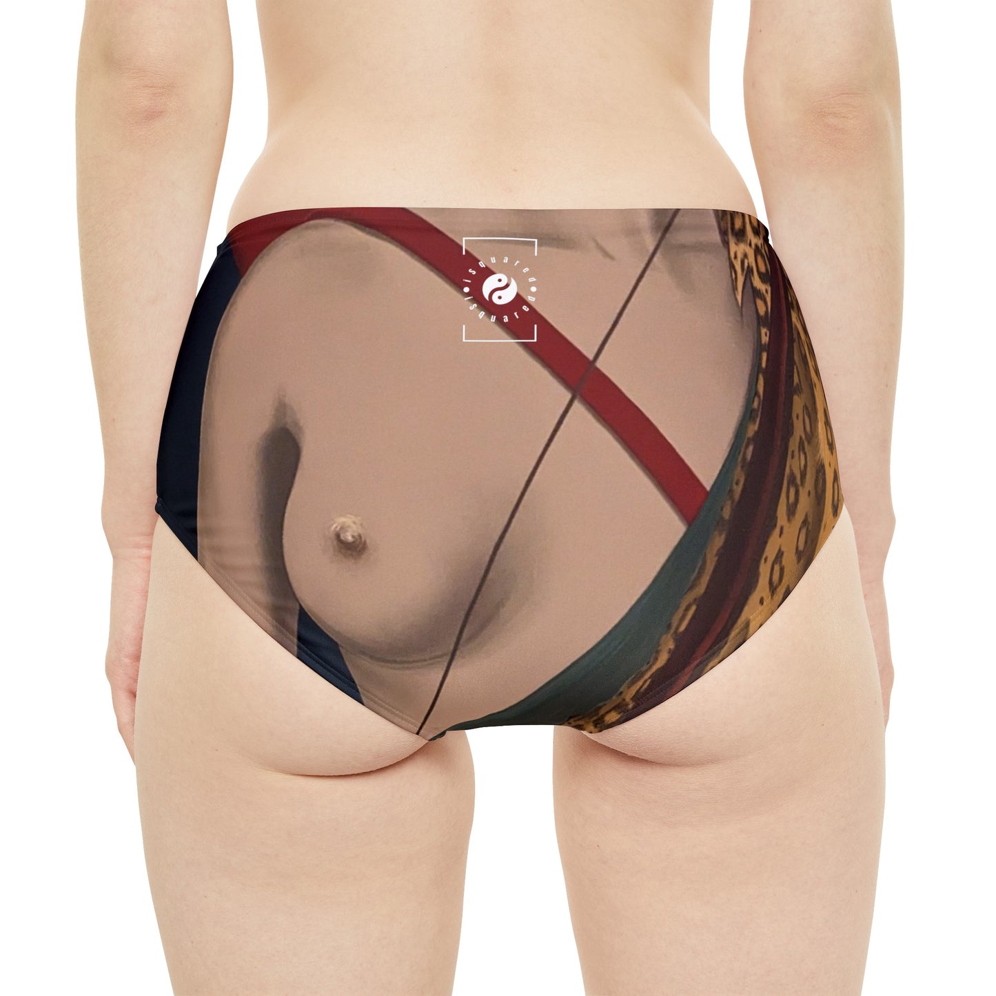 "La chaseresse - Felix Labisse" - High Waisted Bikini Bottom