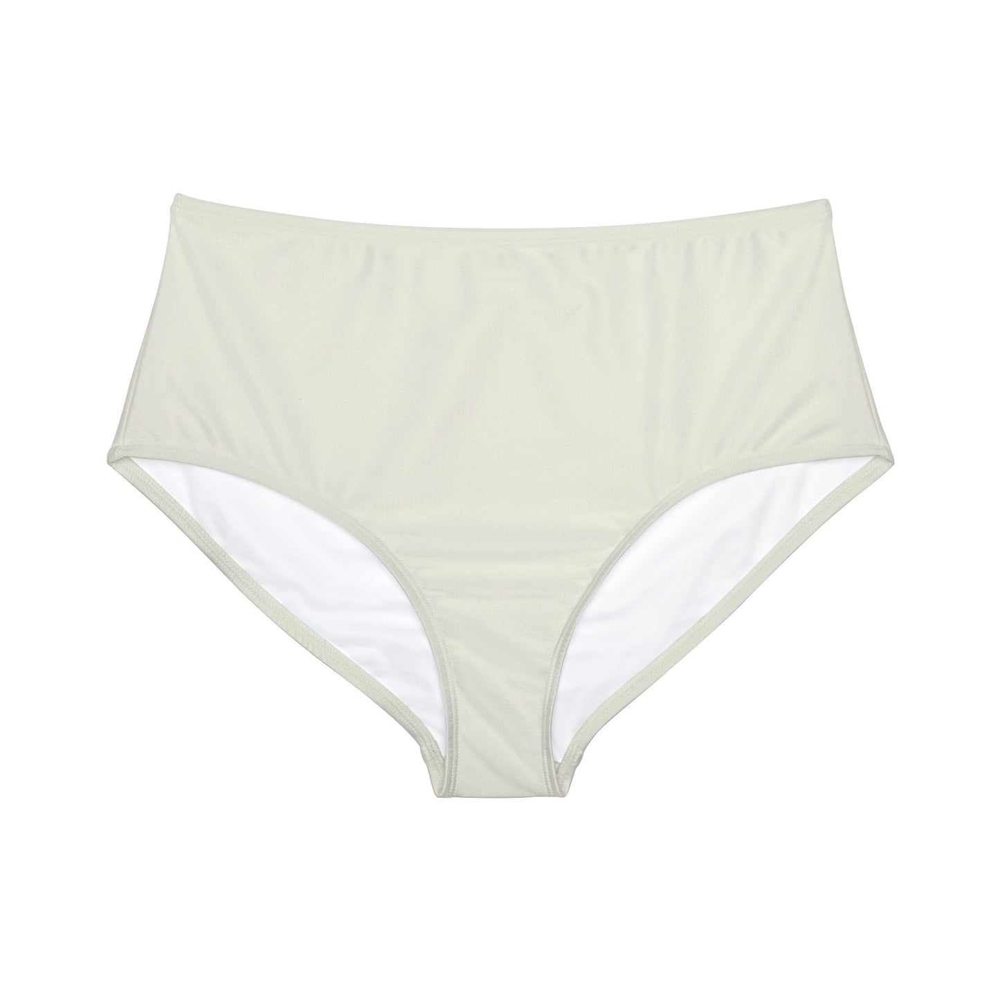 #E9E7DA Ivory - High Waisted Bikini Bottom