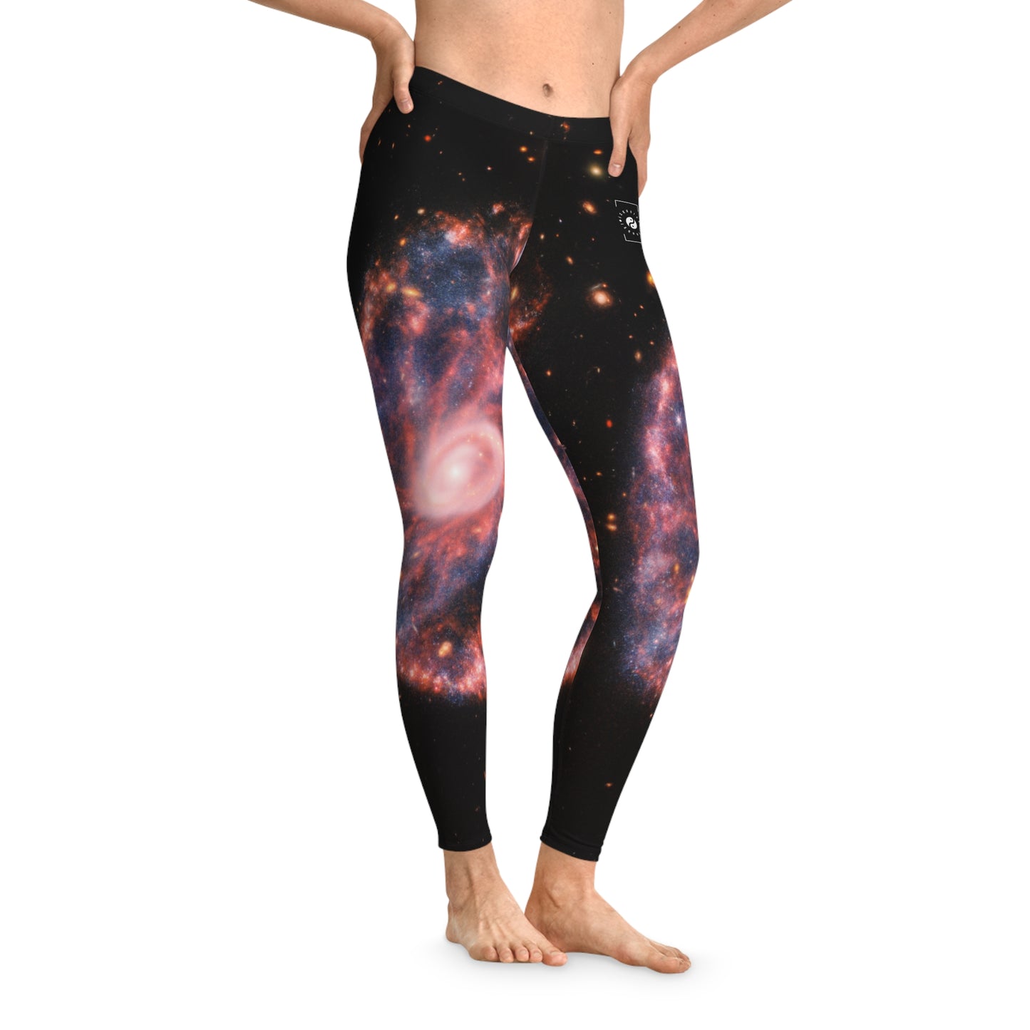 Cartwheel Galaxy (NIRCam and MIRI Composite Image) - Unisex Tights