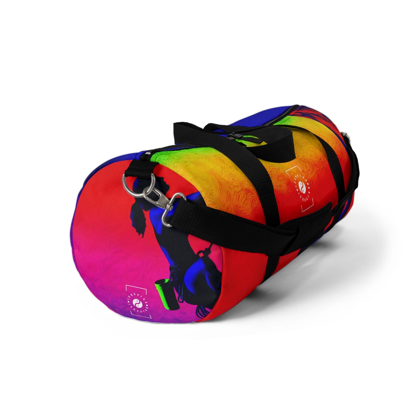 "Technicolour Ascent: The Digital Highline" - Duffle Bag