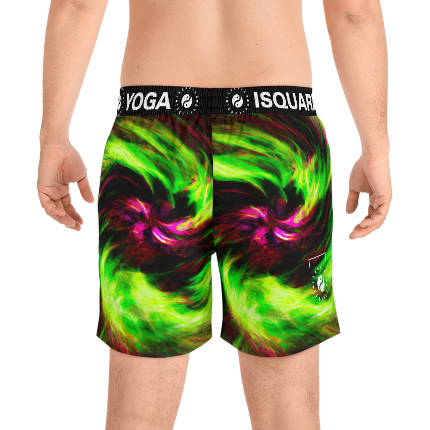 "Galactic Fusion" - Swim Shorts (Mid-Length) for Men