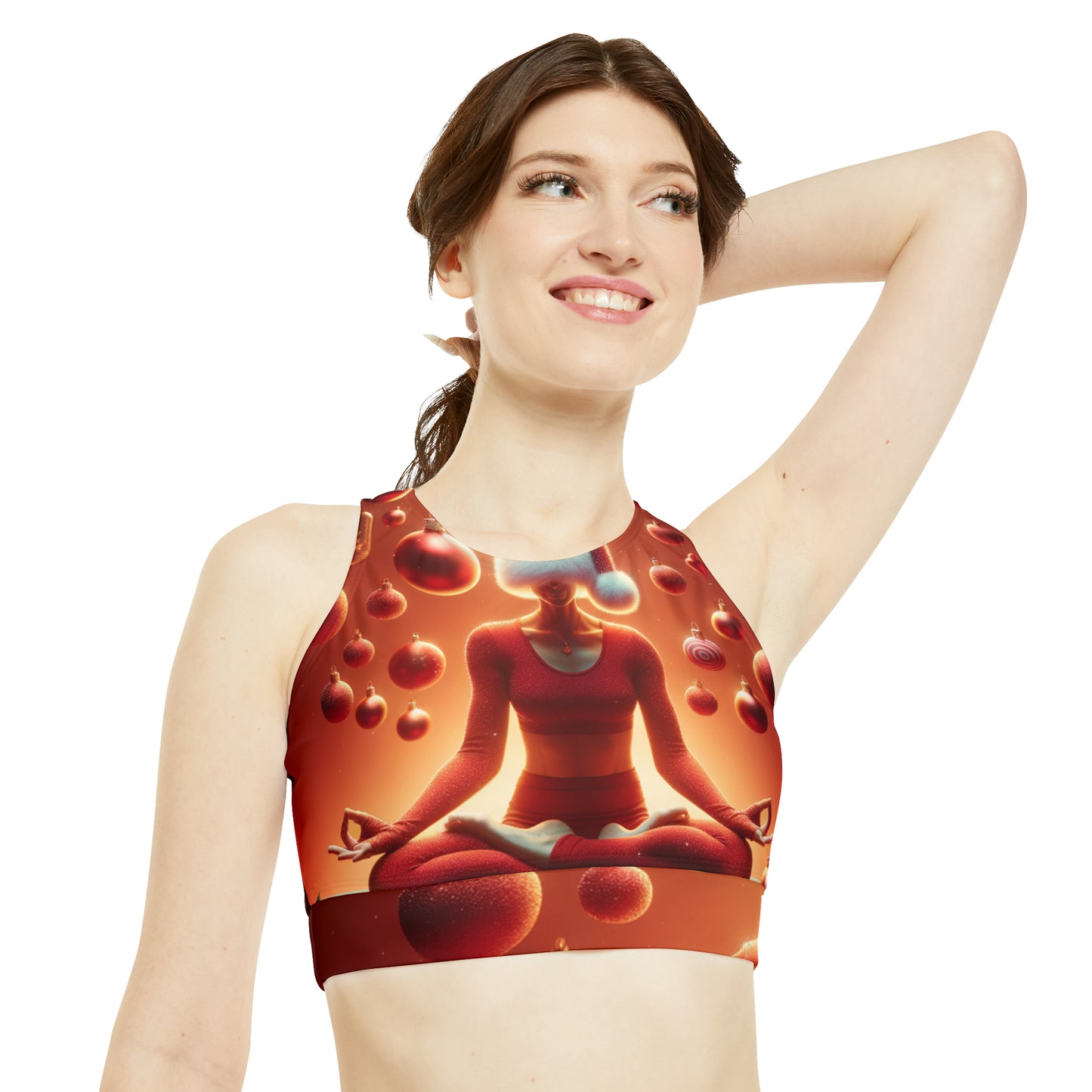 iSquared Yuletide - High Neck Crop Top