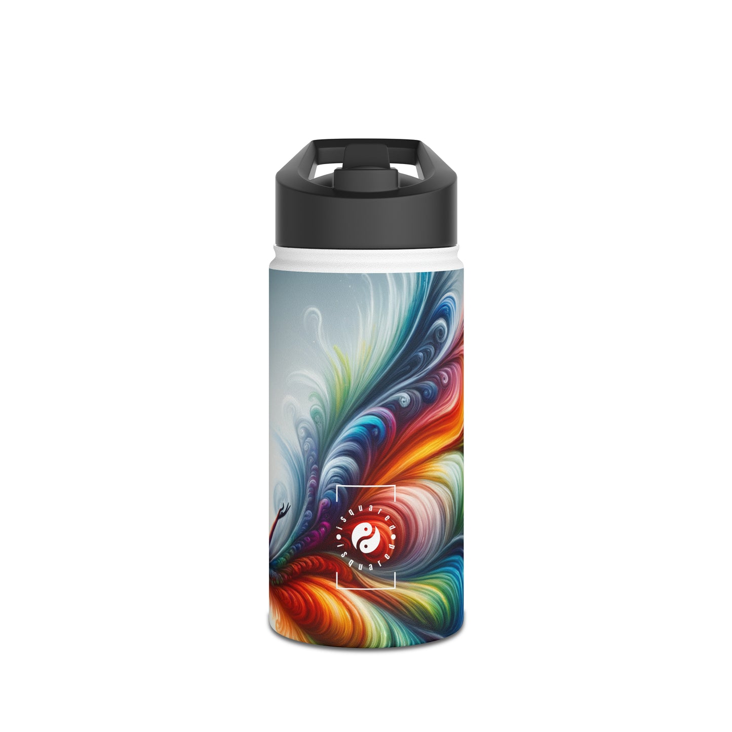 "Yogini's Rainbow Flight" - Water Bottle