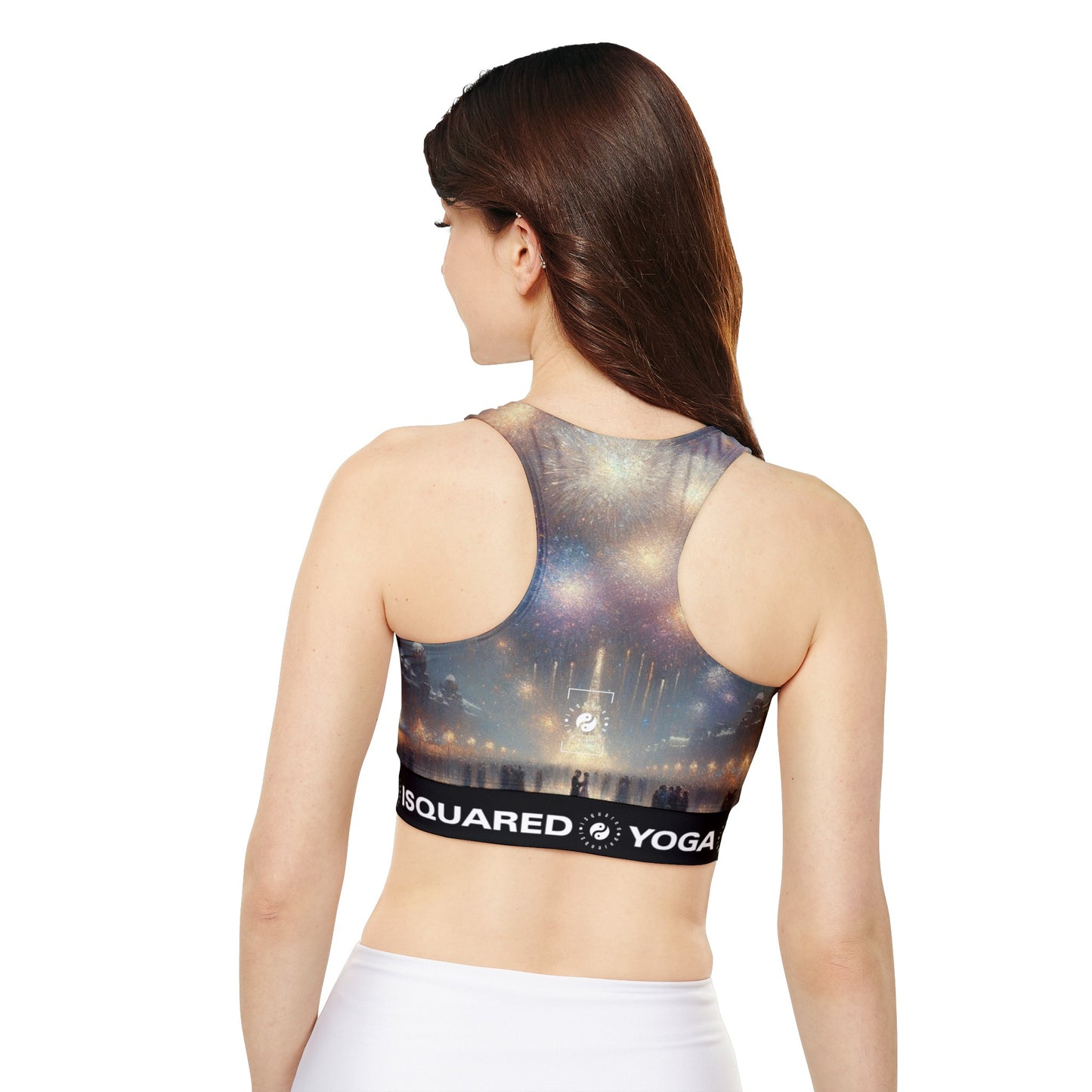 "Manet's Midnight Marvels" - Lined & Padded Sports Bra