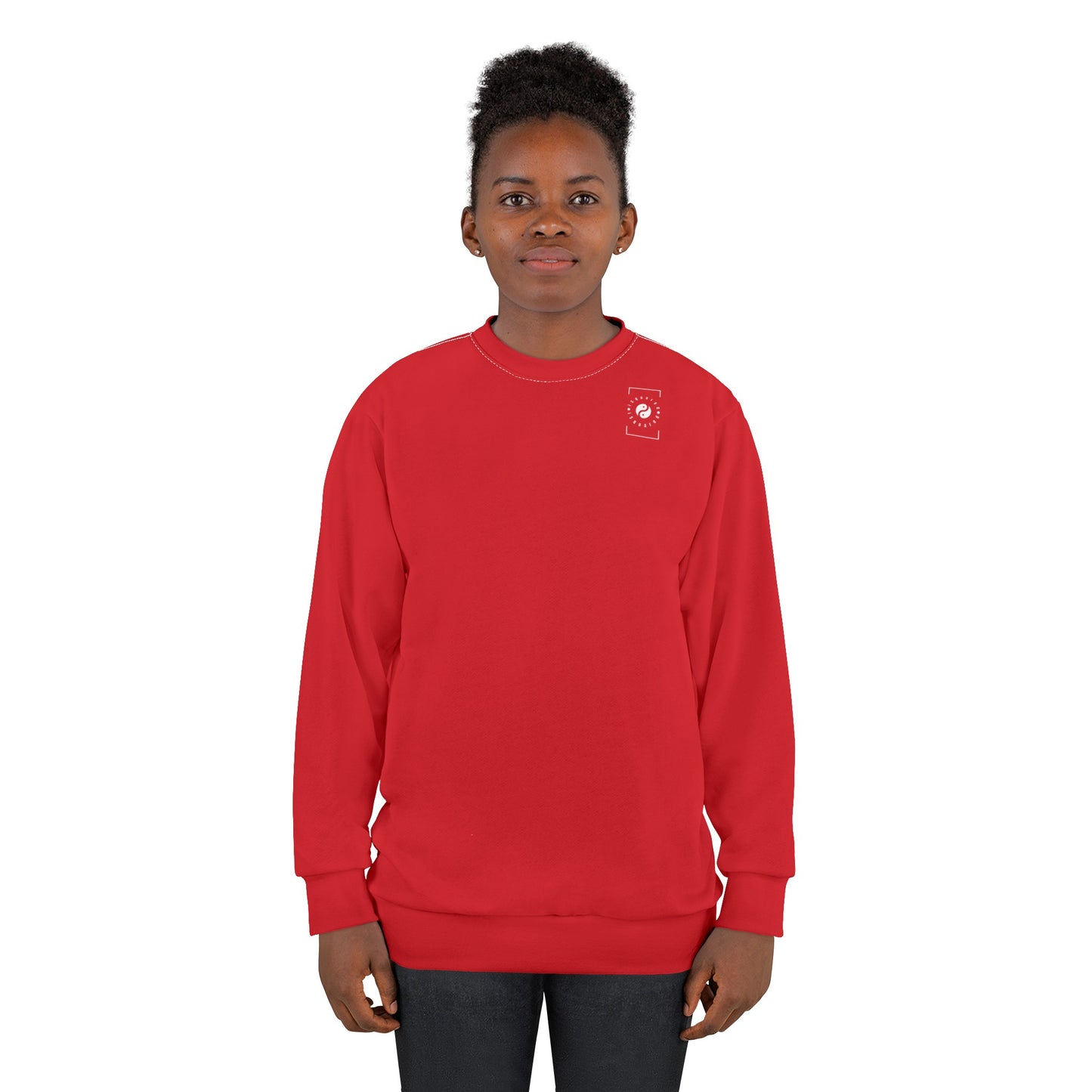 #D10927 Scarlet Red - Unisex Sweatshirt