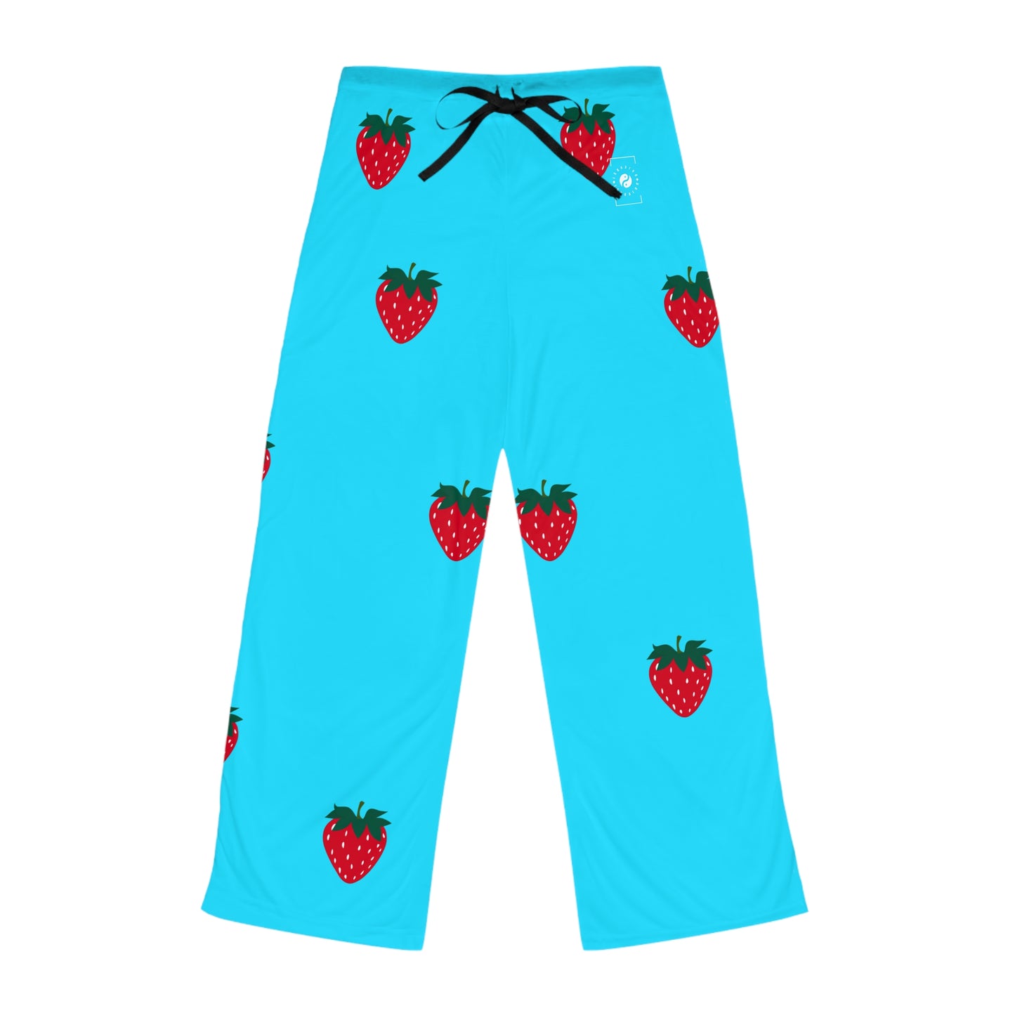 #22DEFF Light Blue + Strawberry - Women lounge pants